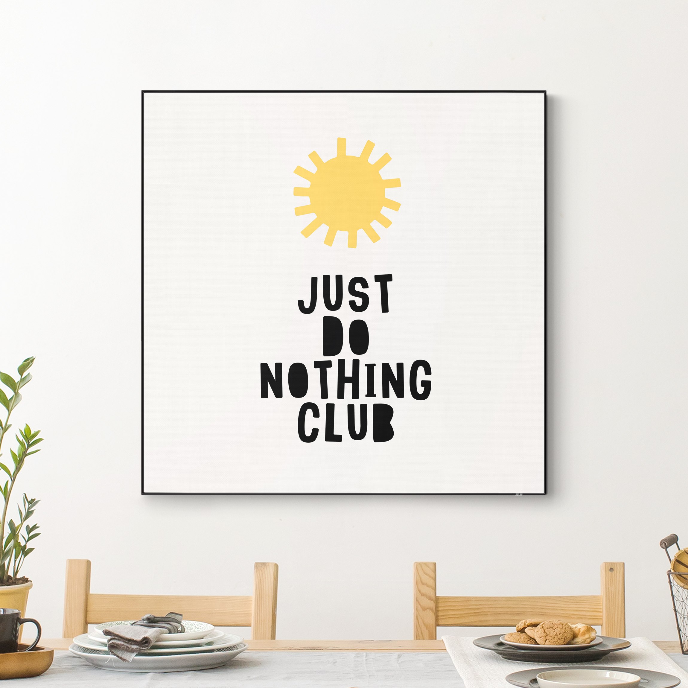 Wechselbild Do Nothing Club Gelb