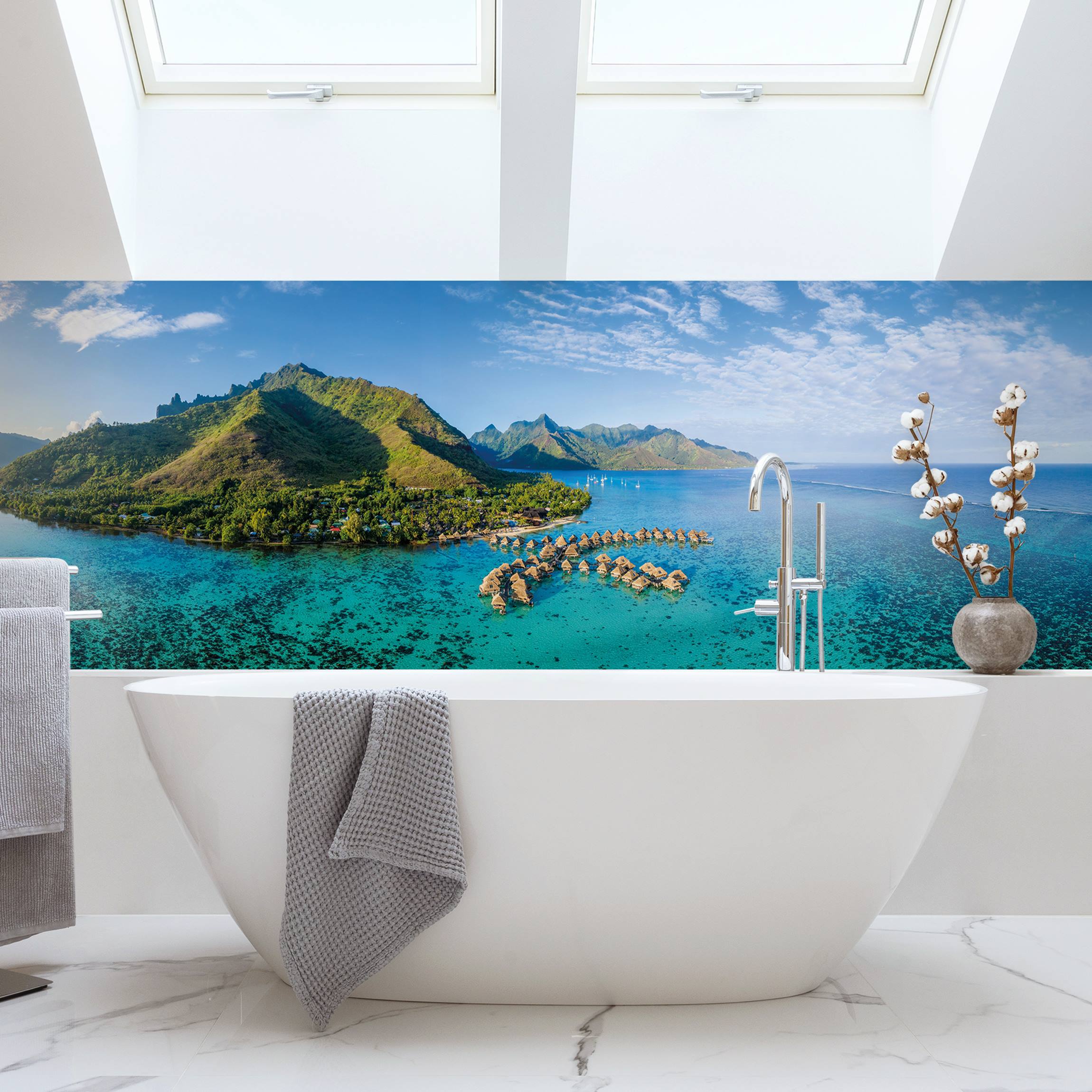 Wandverkleidung Bad Dream of Moorea