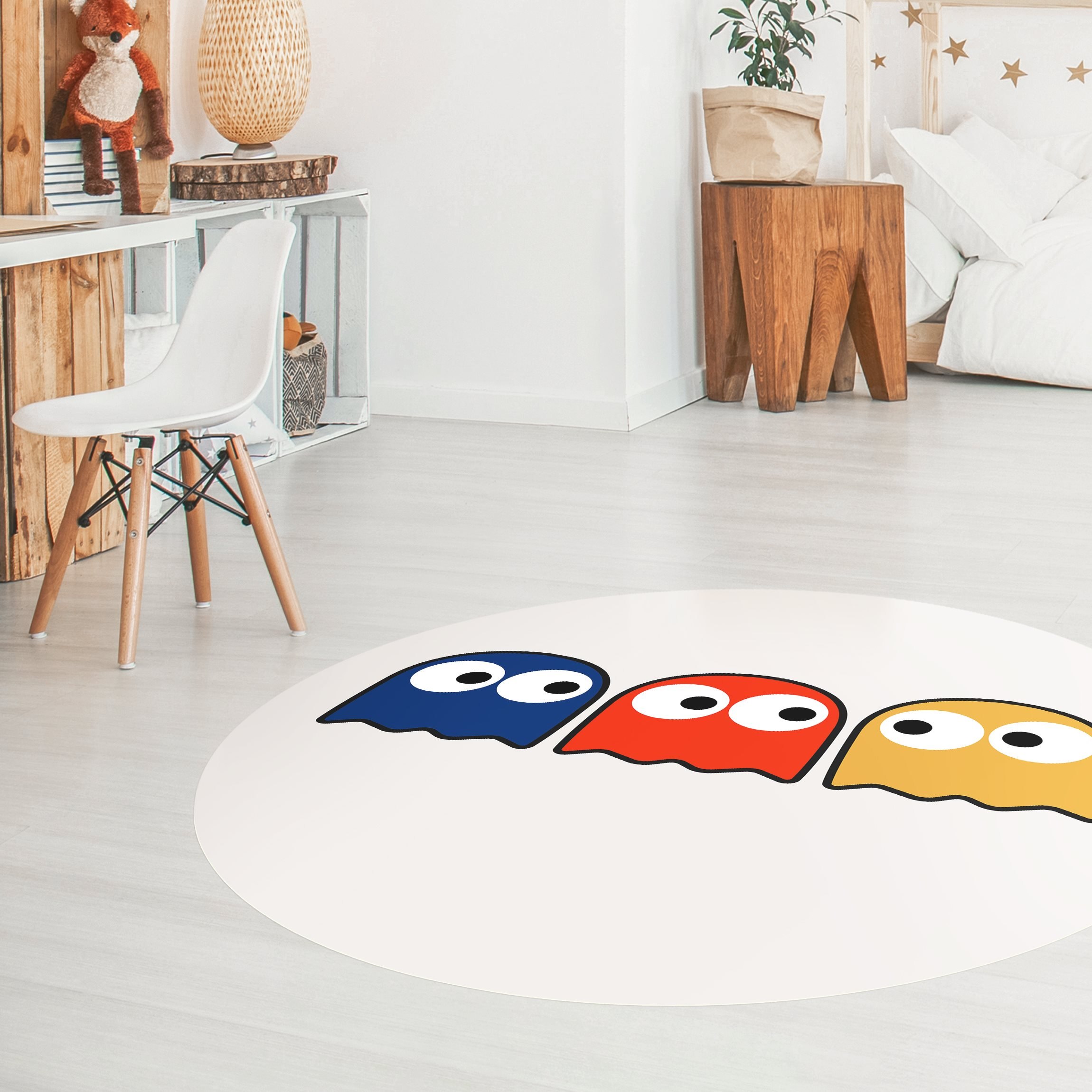 Runder Vinyl-Teppich Drei kleine Geister