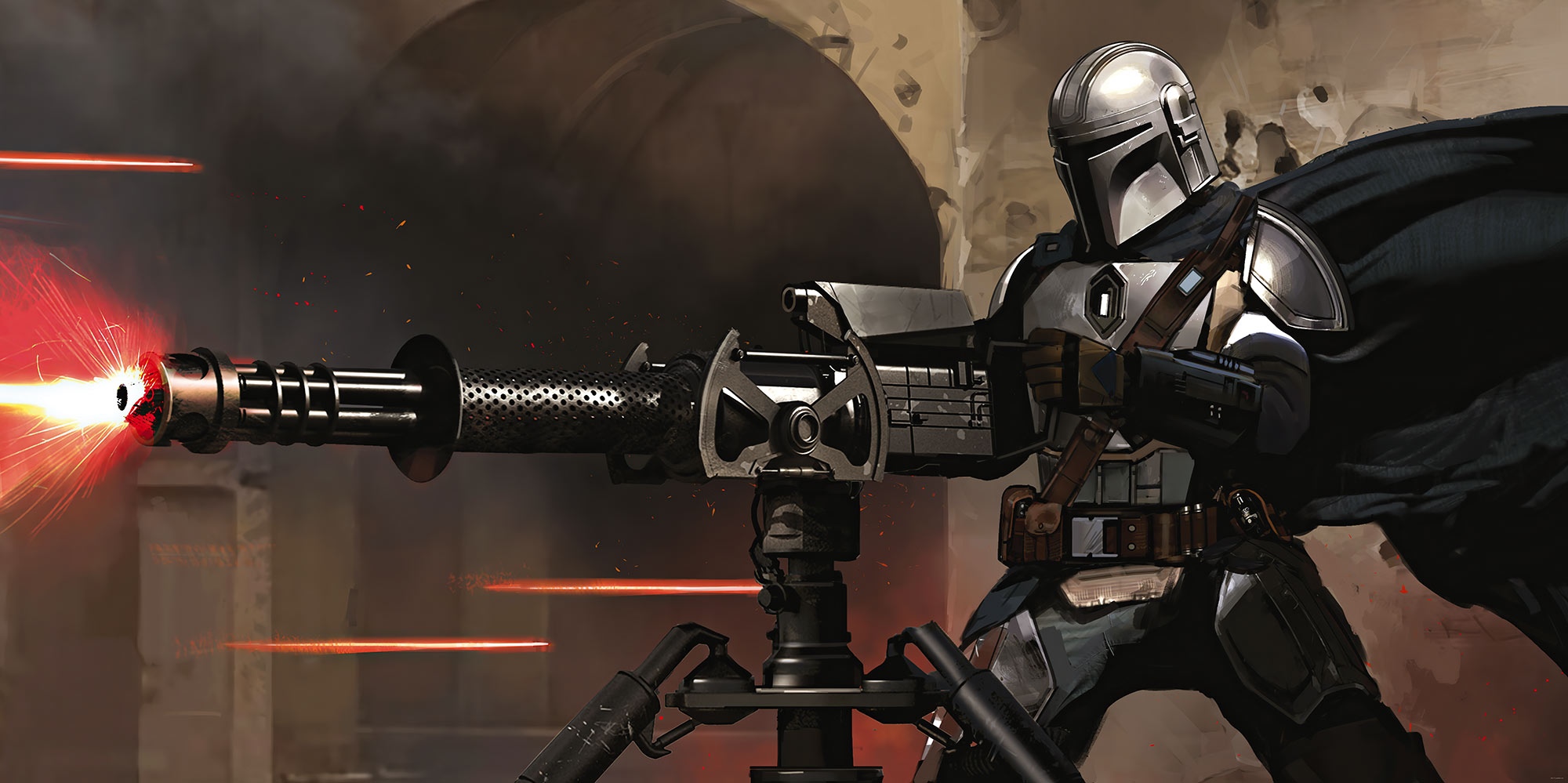 Fototapete Star Wars The Mandalorian Blaster