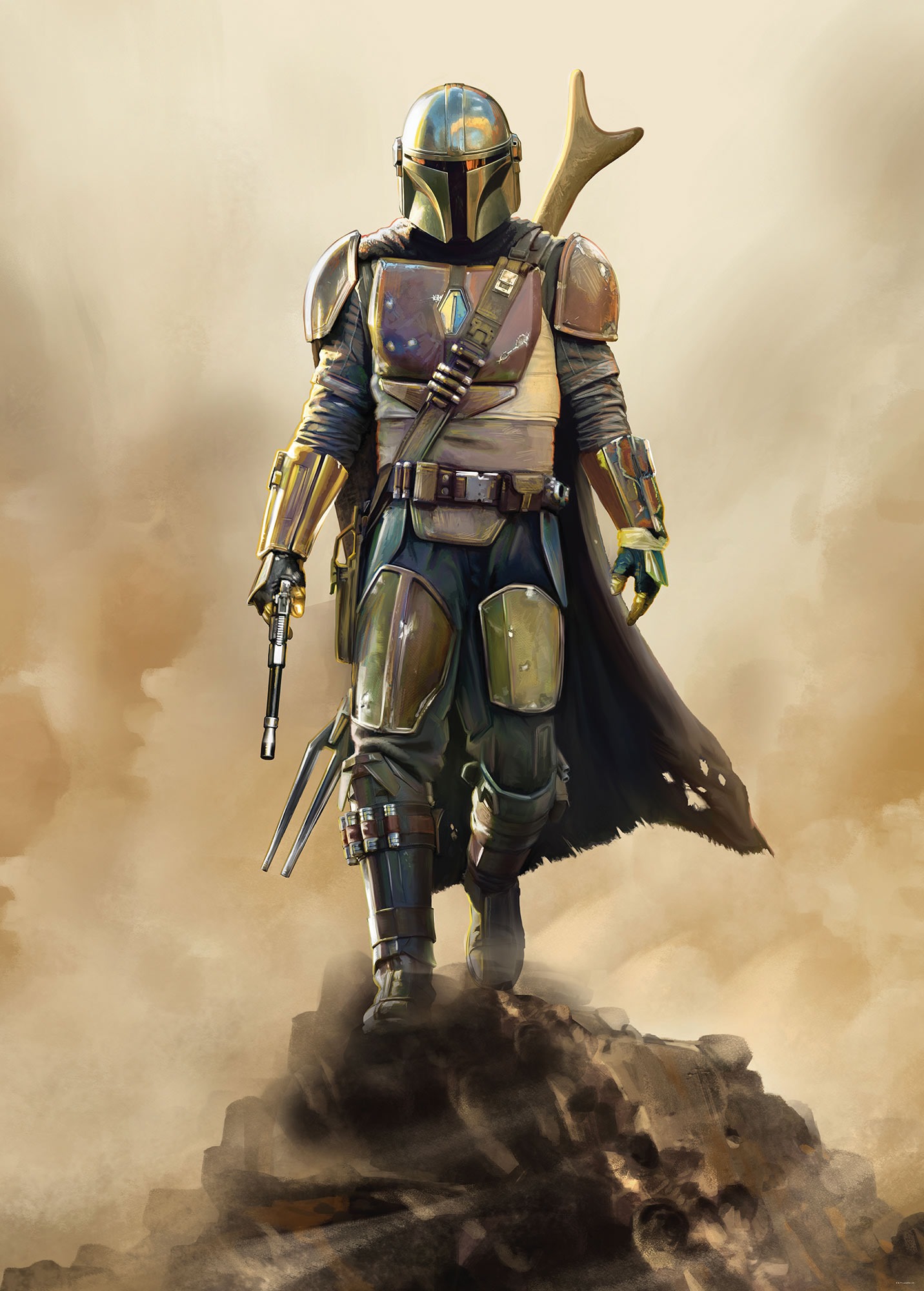 Fototapete Star Wars The Mandalorian The Hunter