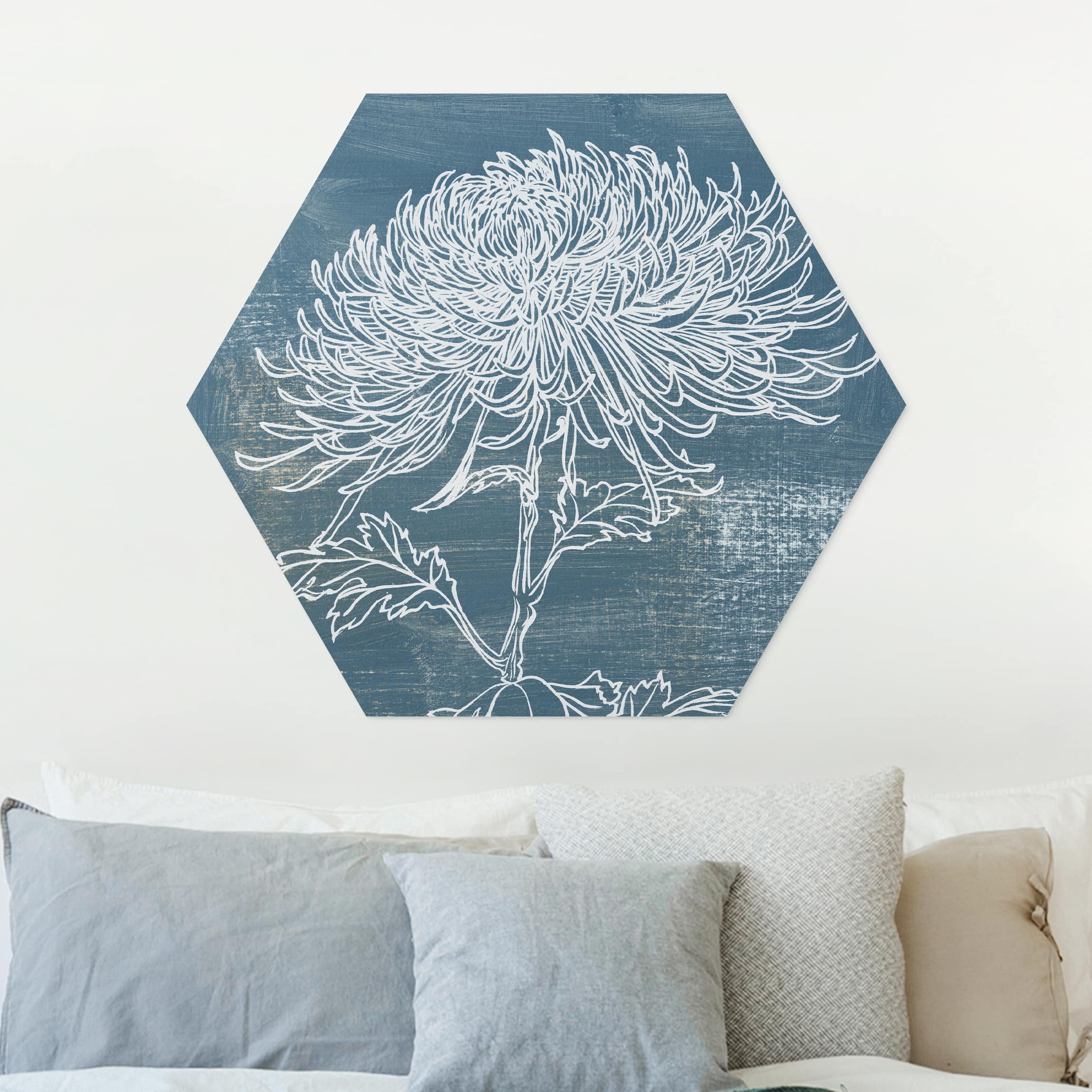 Hexagon-Forexbild Indigo-Pflanzen II