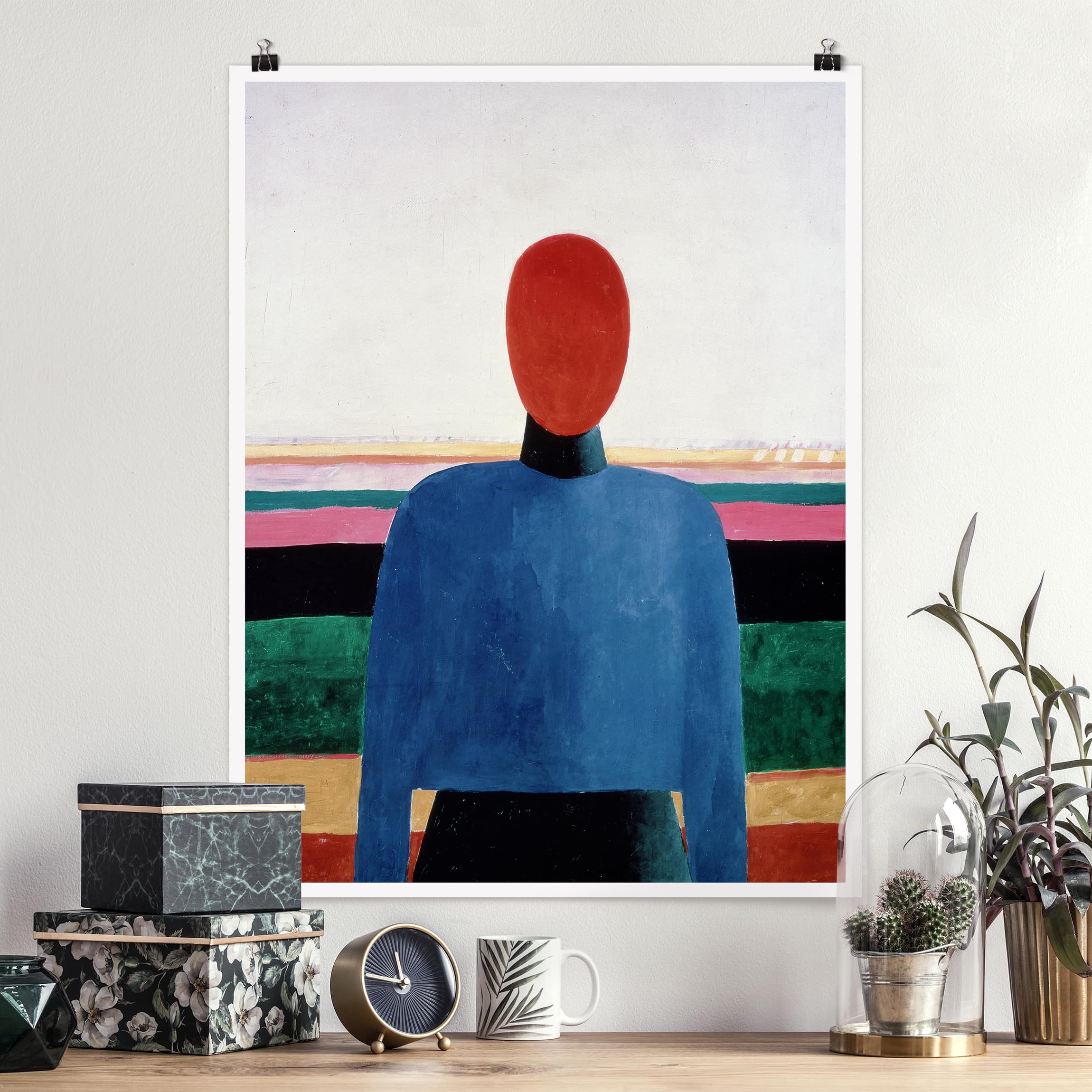 Poster - Hochformat Kasimir Malewitsch - Weiblicher Torso II