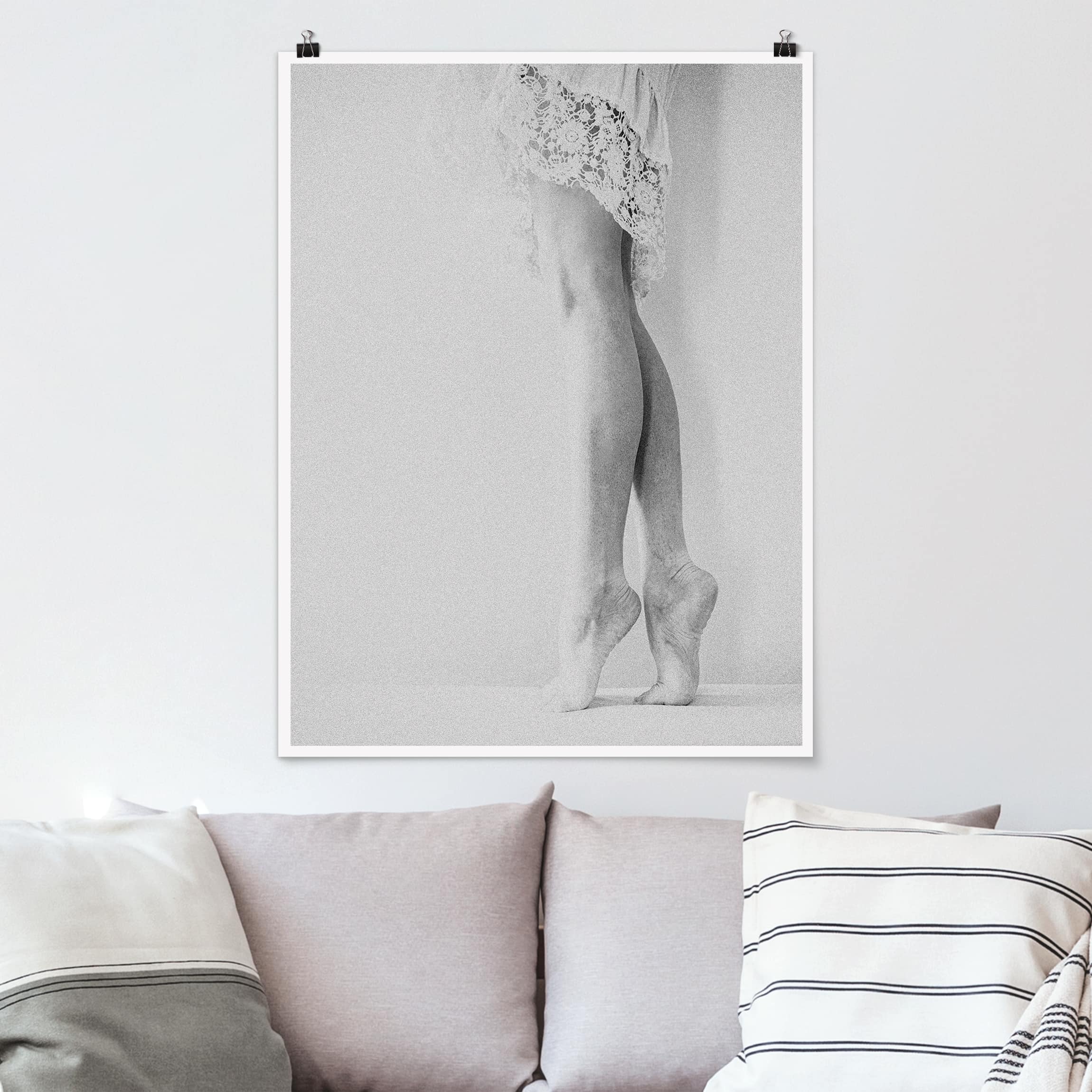 Poster - Hochformat Auf Zehenspitzen