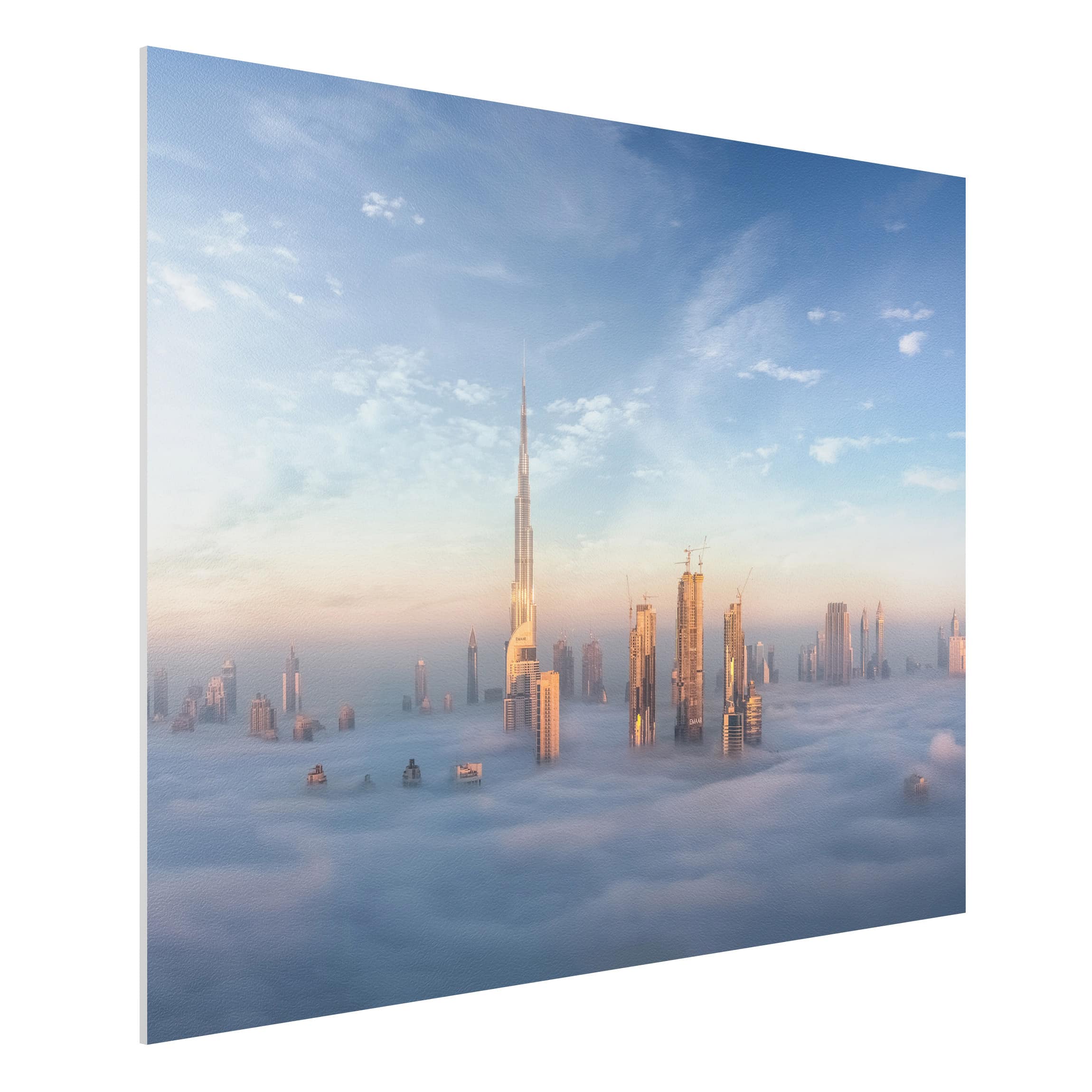 Forexbild - Querformat Dubai über den Wolken