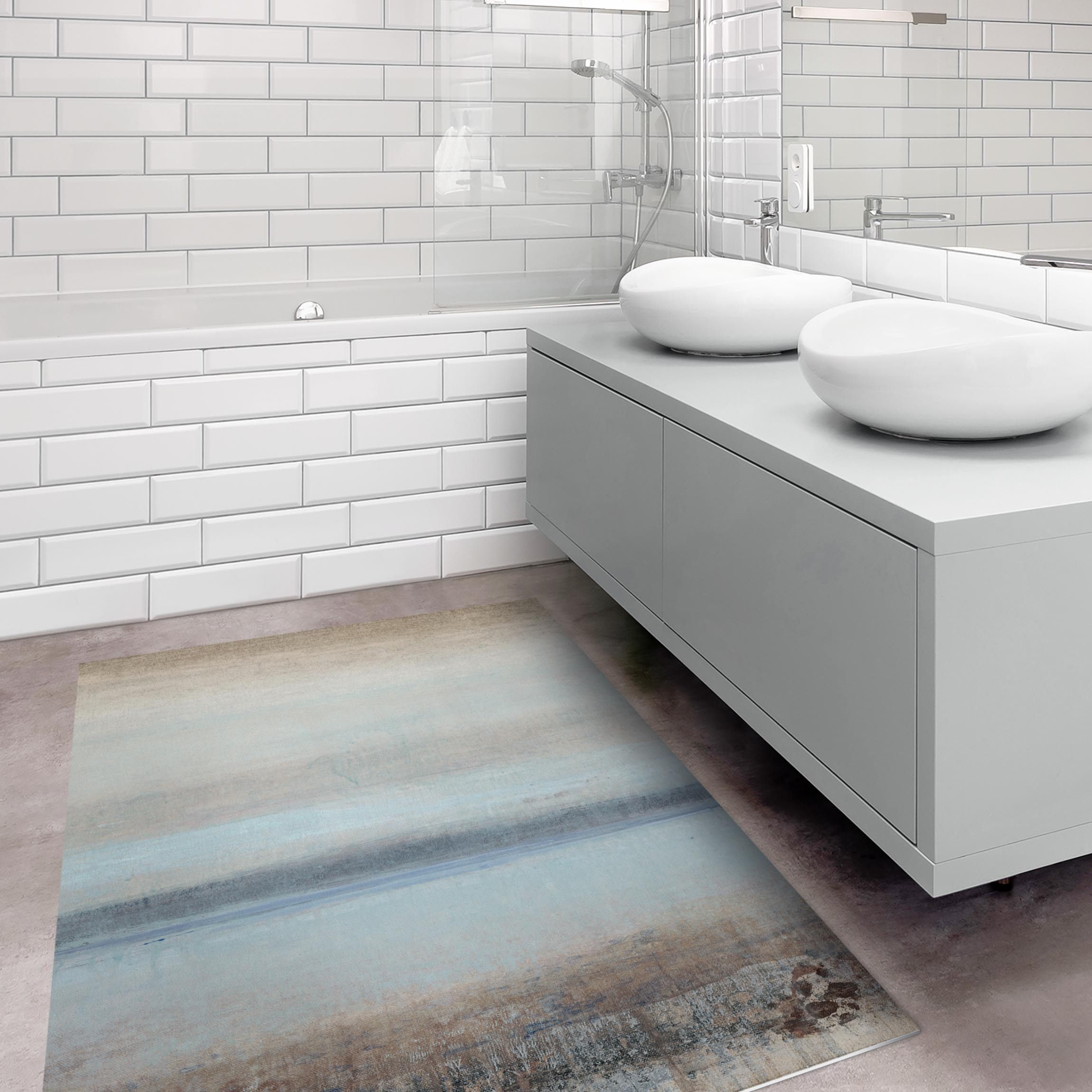 Vinylteppich Horizont über Blau I