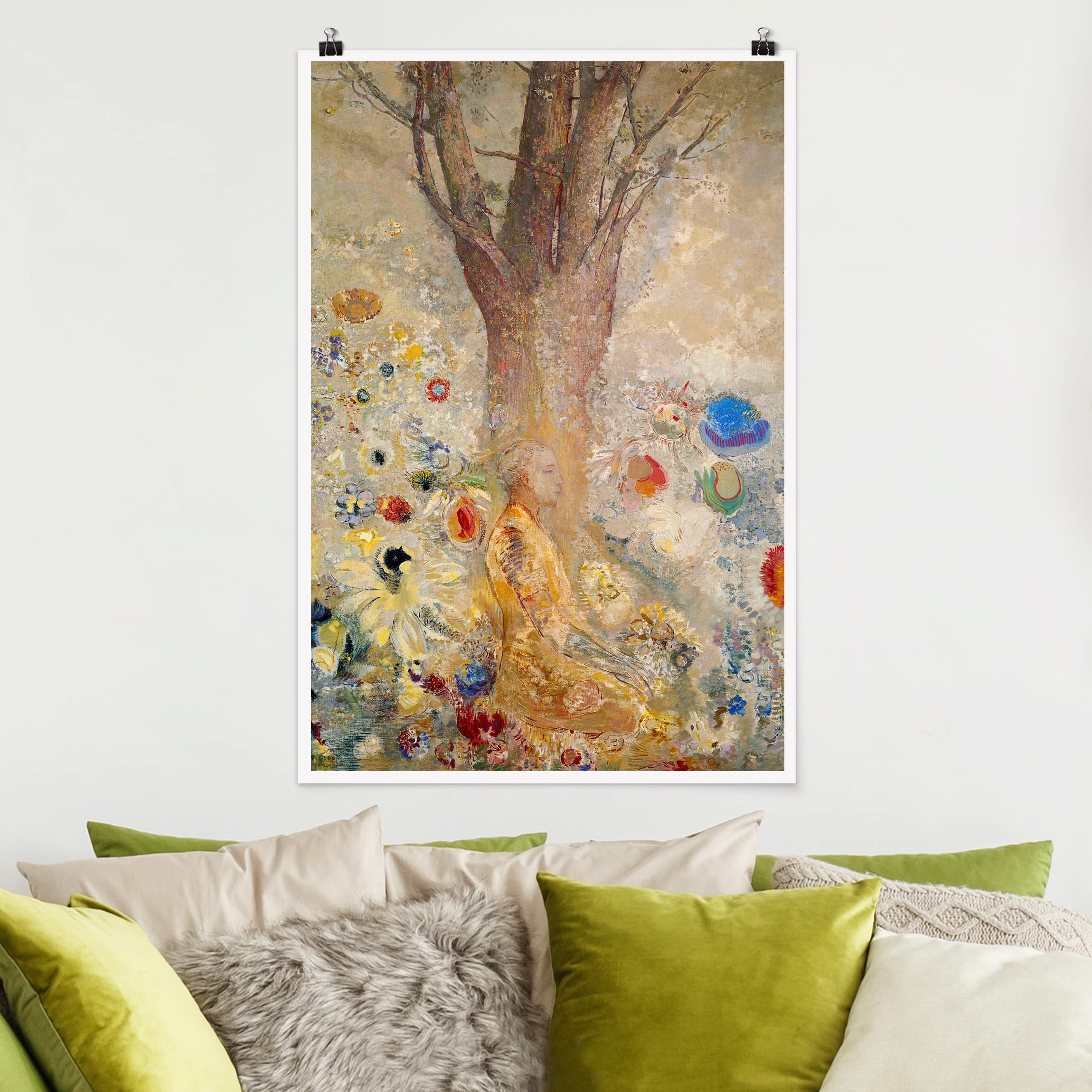 Poster - Hochformat Odilon Redon - Der Buddha