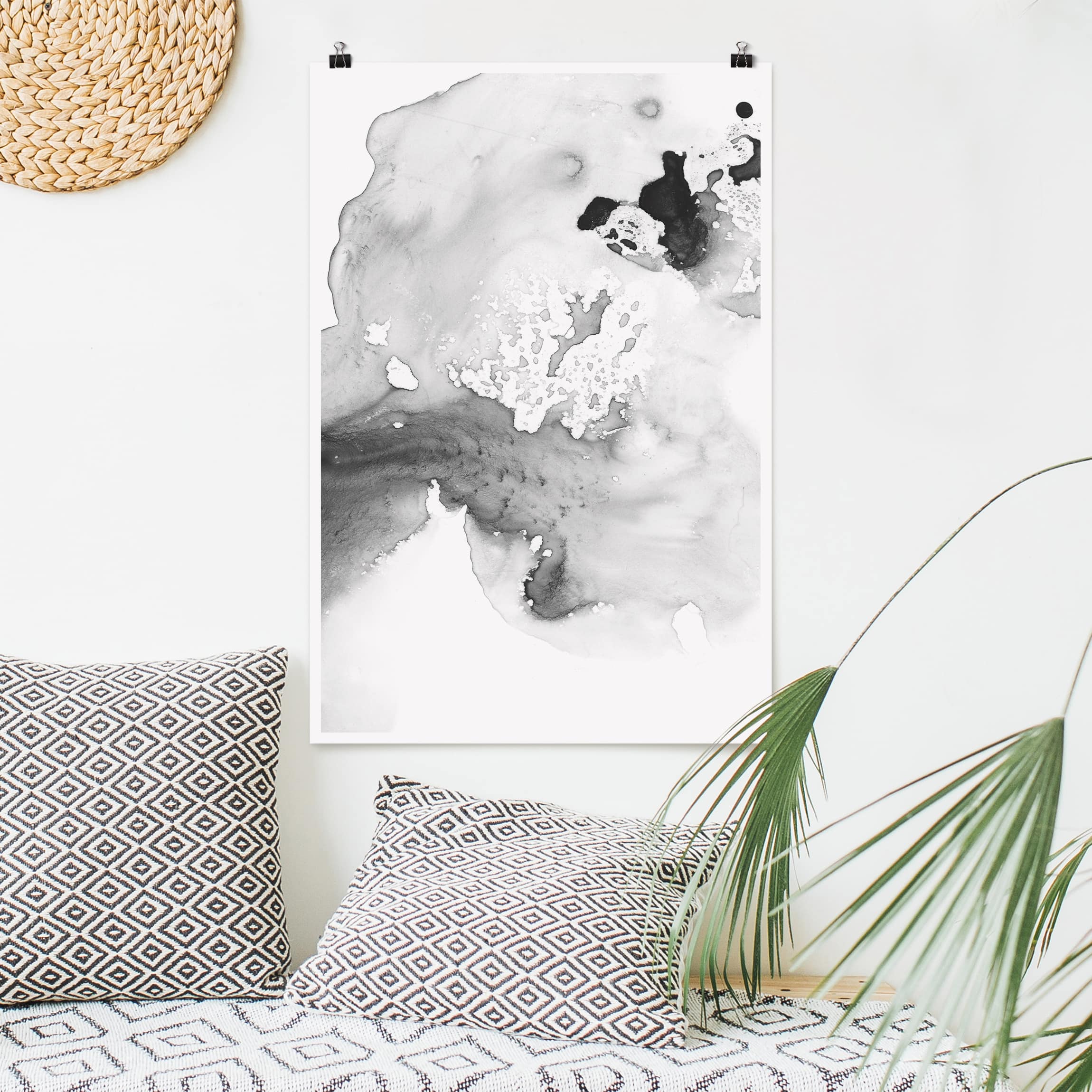 Poster - Hochformat Dunst und Wasser II