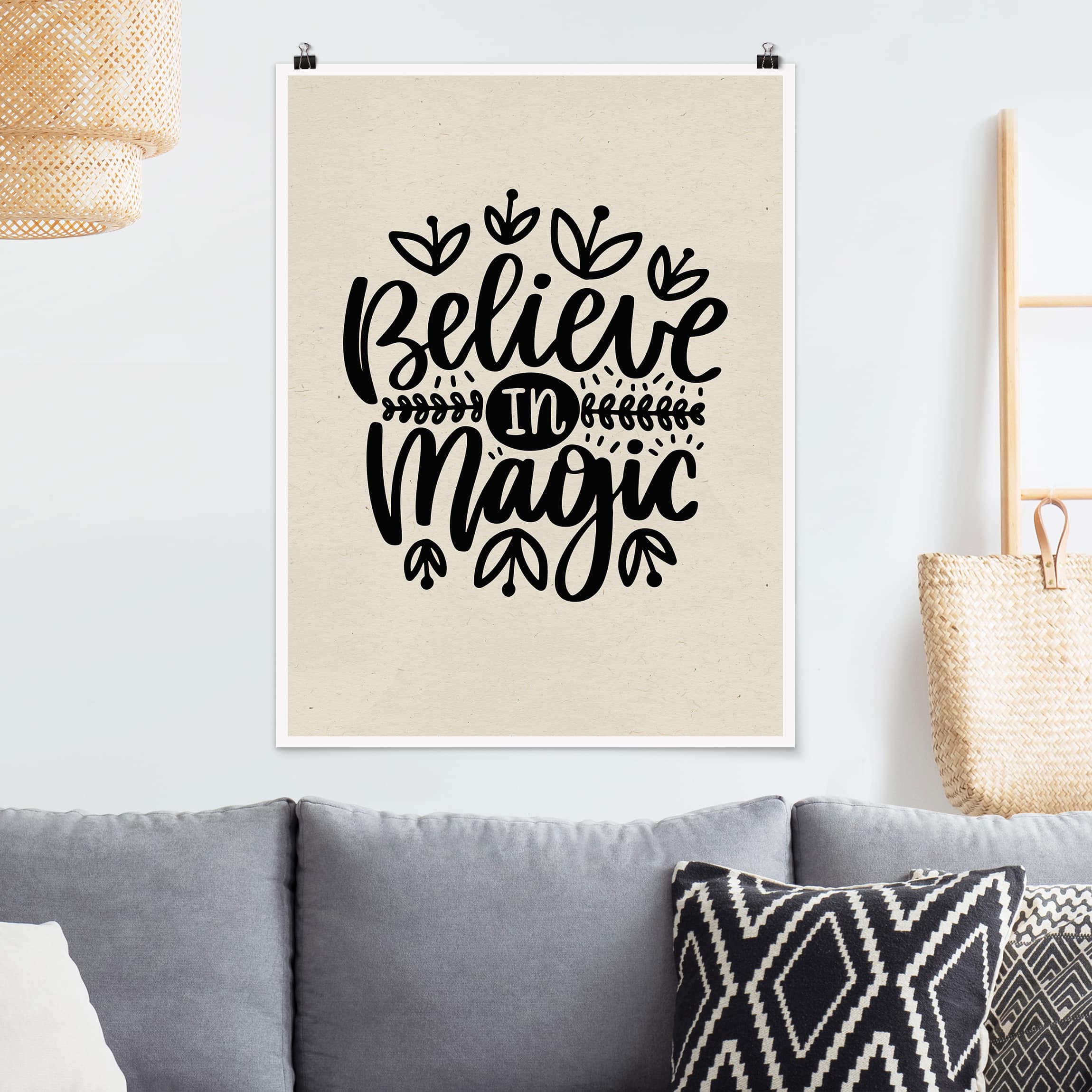 Poster - Hochformat Believe in Magic