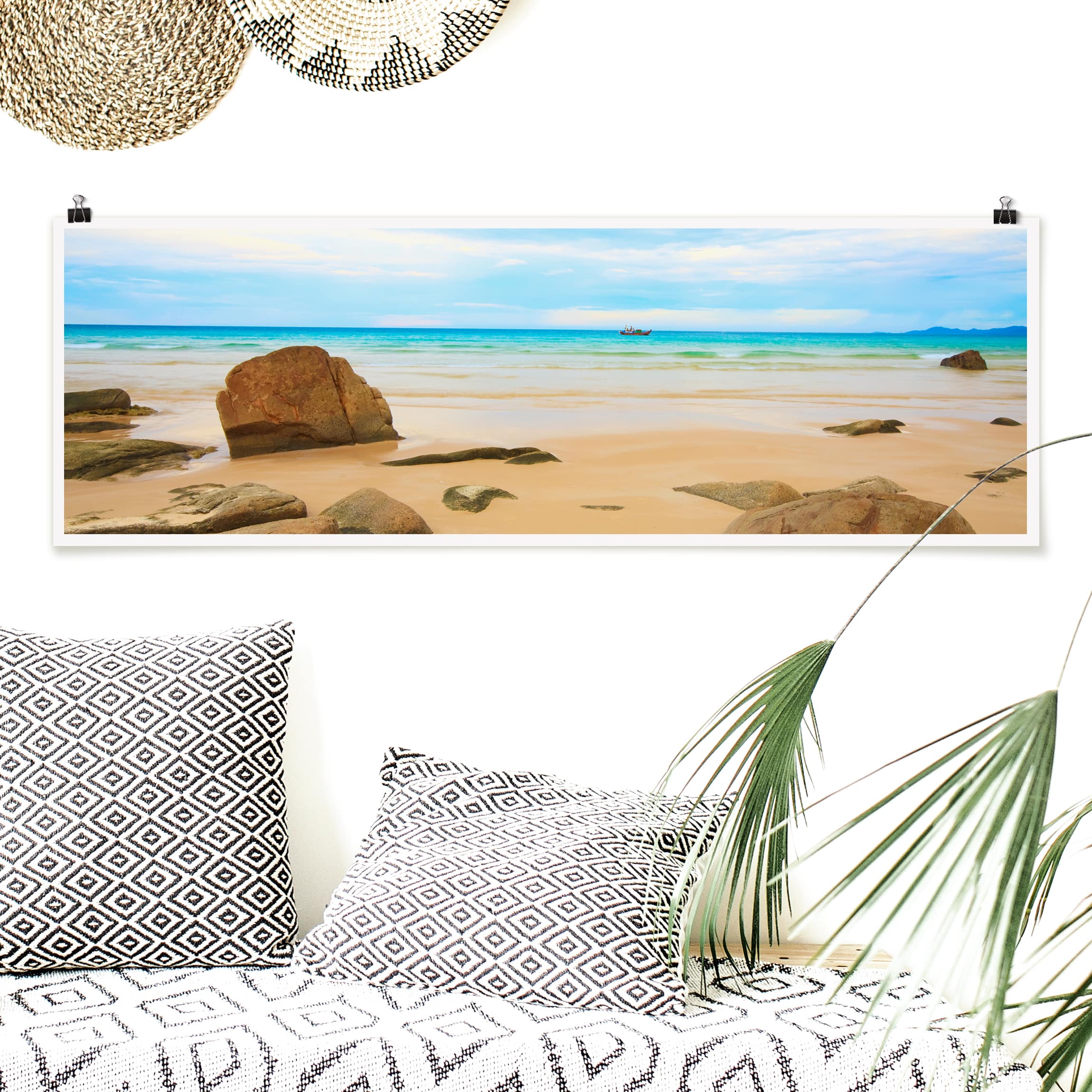 Panorama Poster The Beach