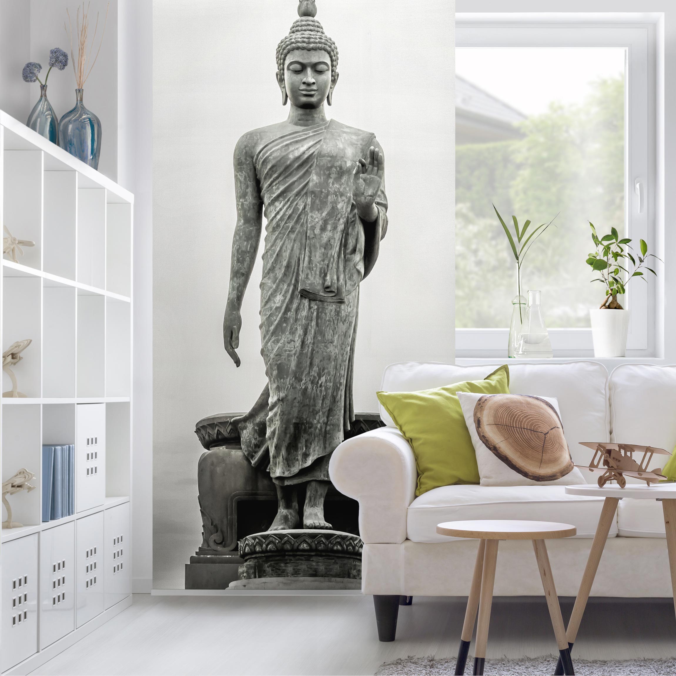 Raumteiler Buddha Statue