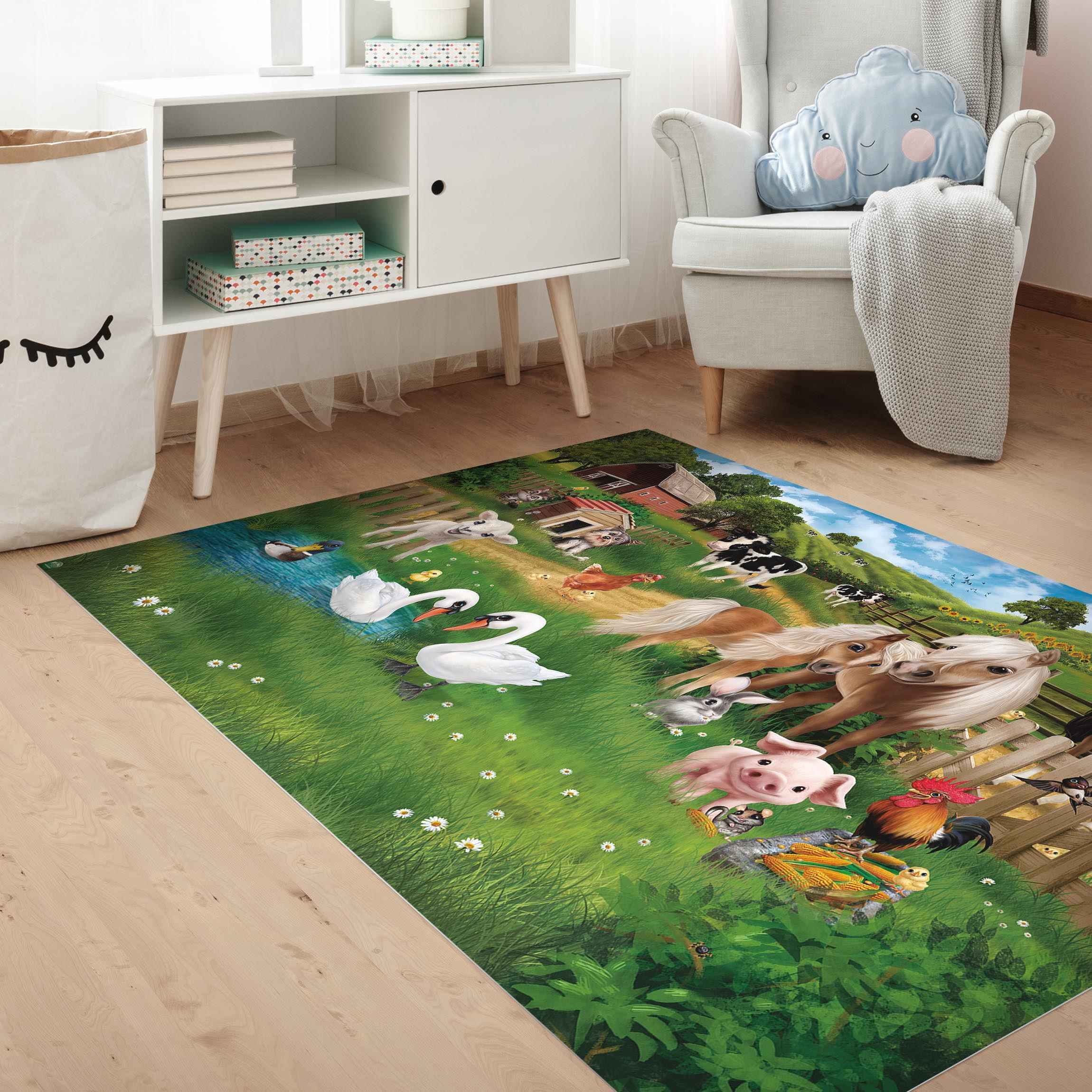 Vinylteppich Animal Club International - Tiere auf dem Bauernhof