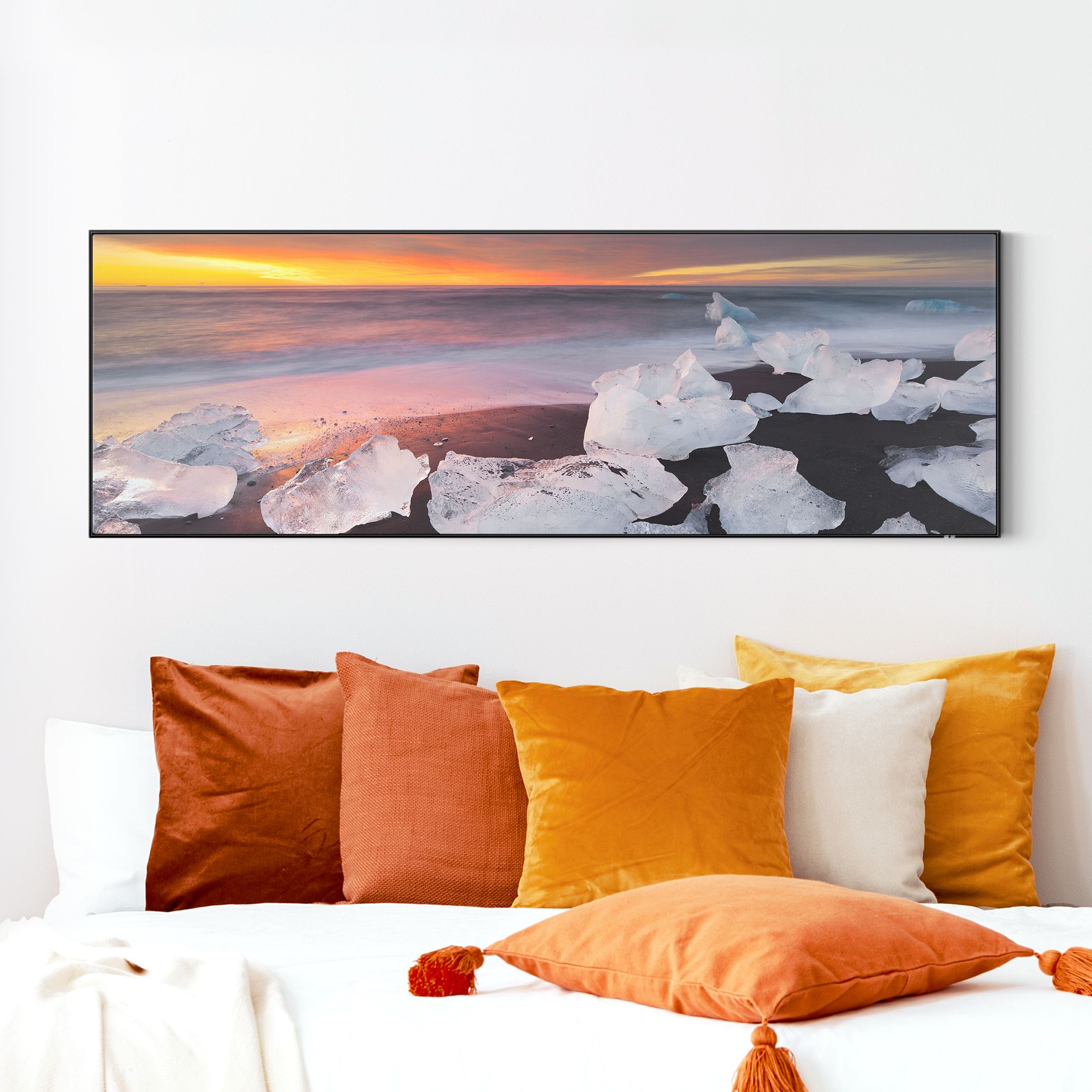 Wechselbild Eisbrocken Jökulsárlon Island