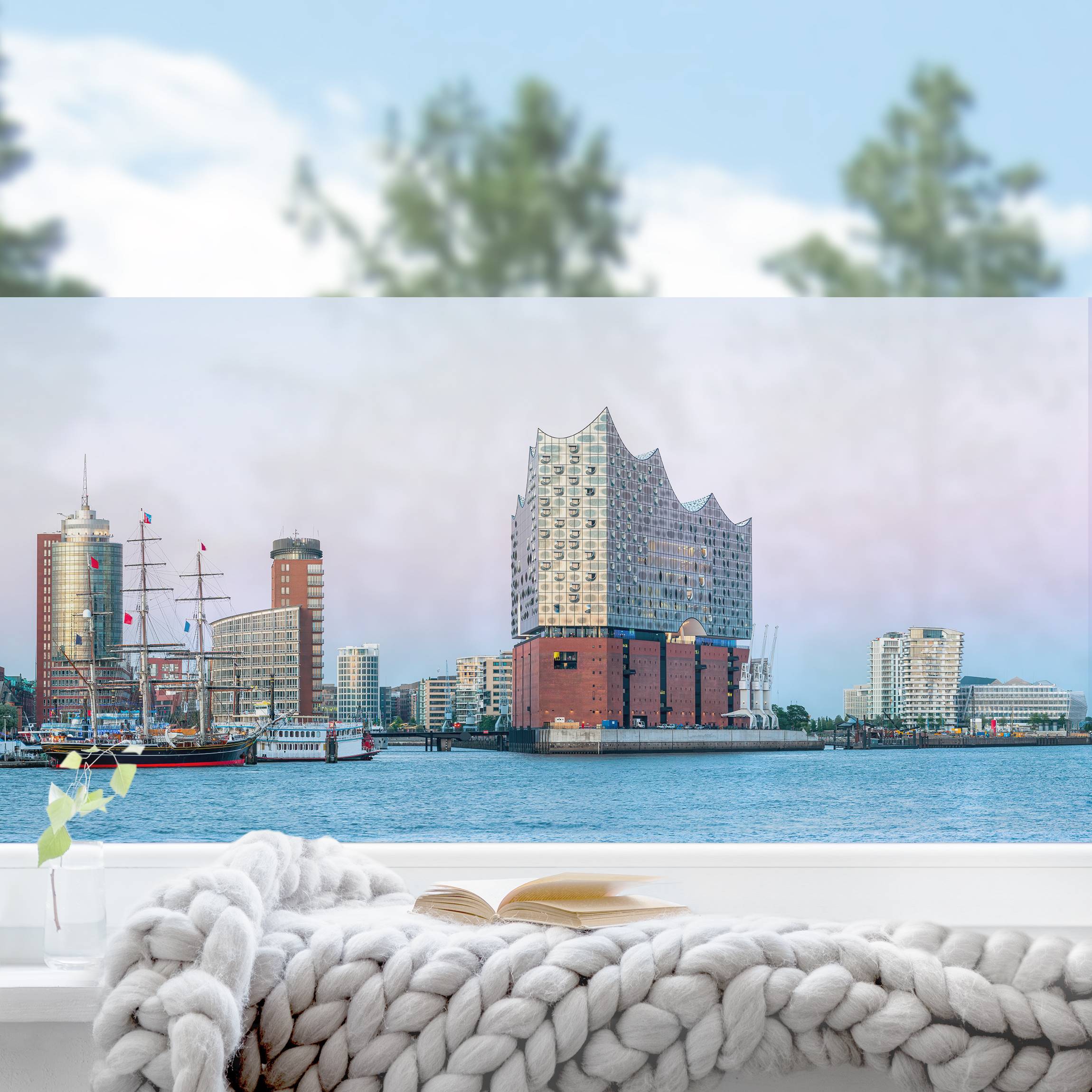 Fensterfolie Elbphilharmonie Hamburg