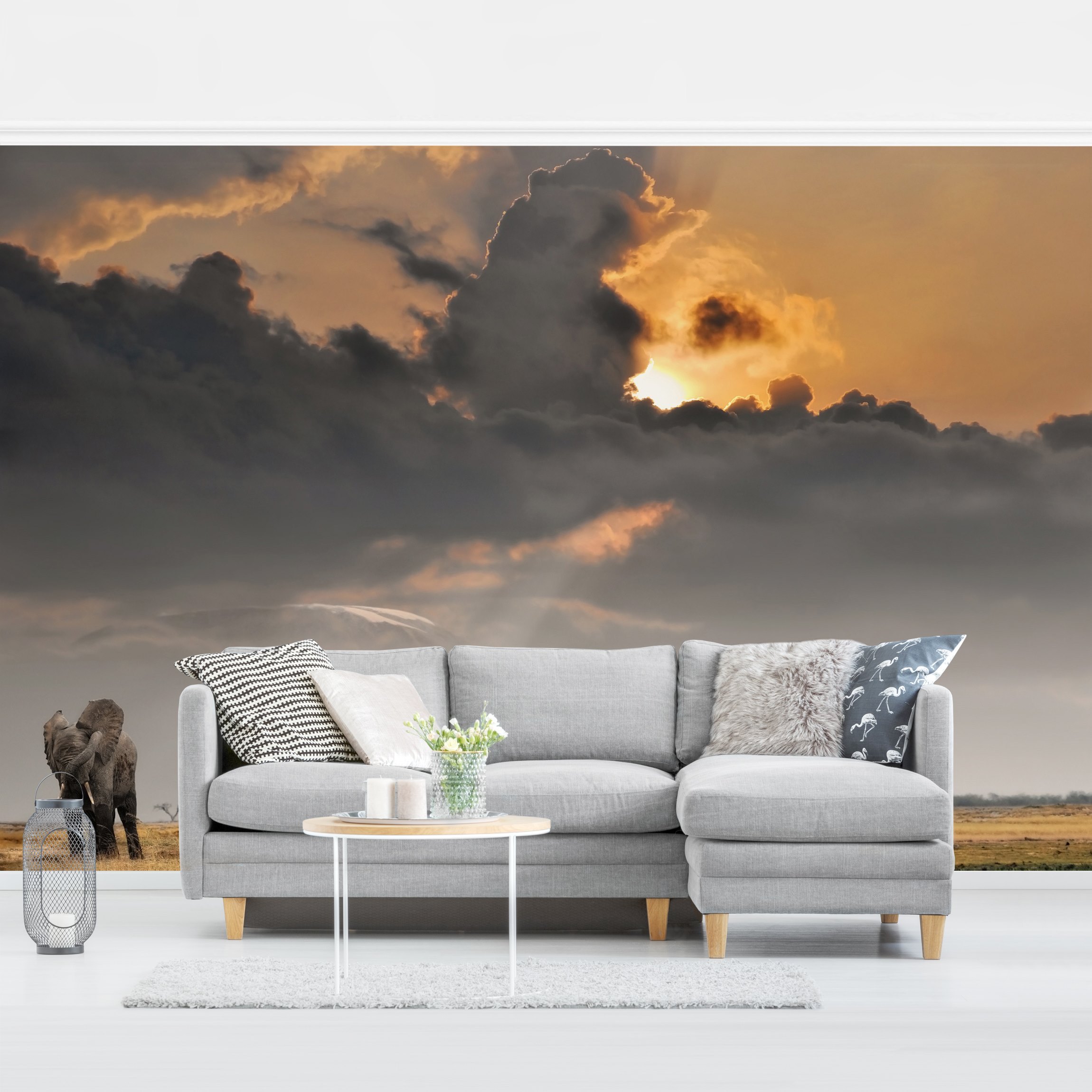 Fototapete Elefanten der Savanne