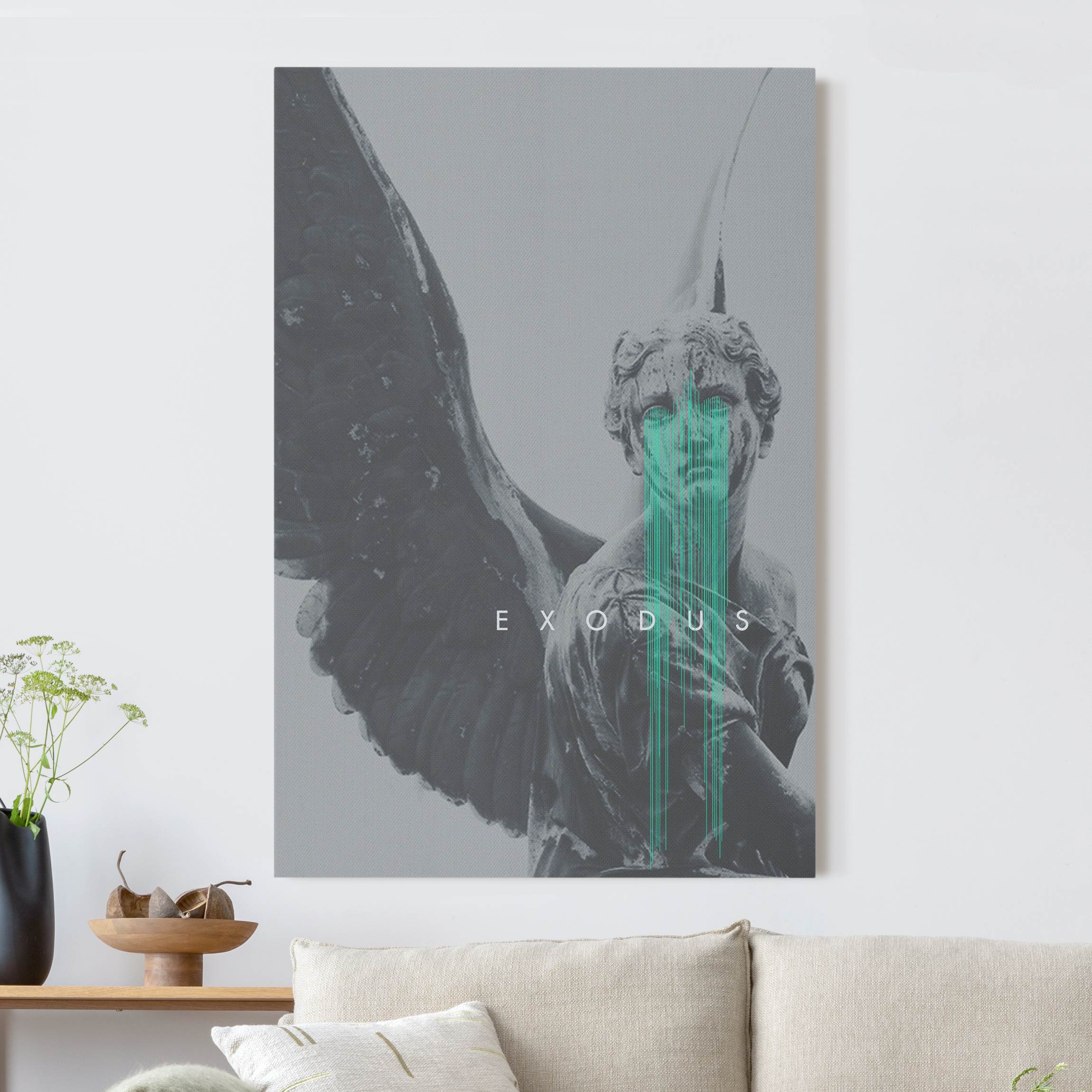 Akustikbild Engel mit digitalen Tränen
