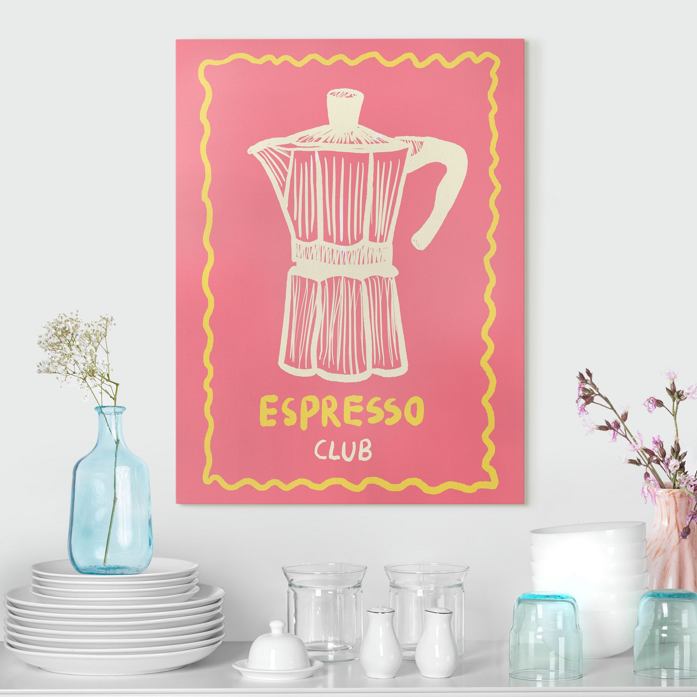 Leinwandbild Espresso Club
