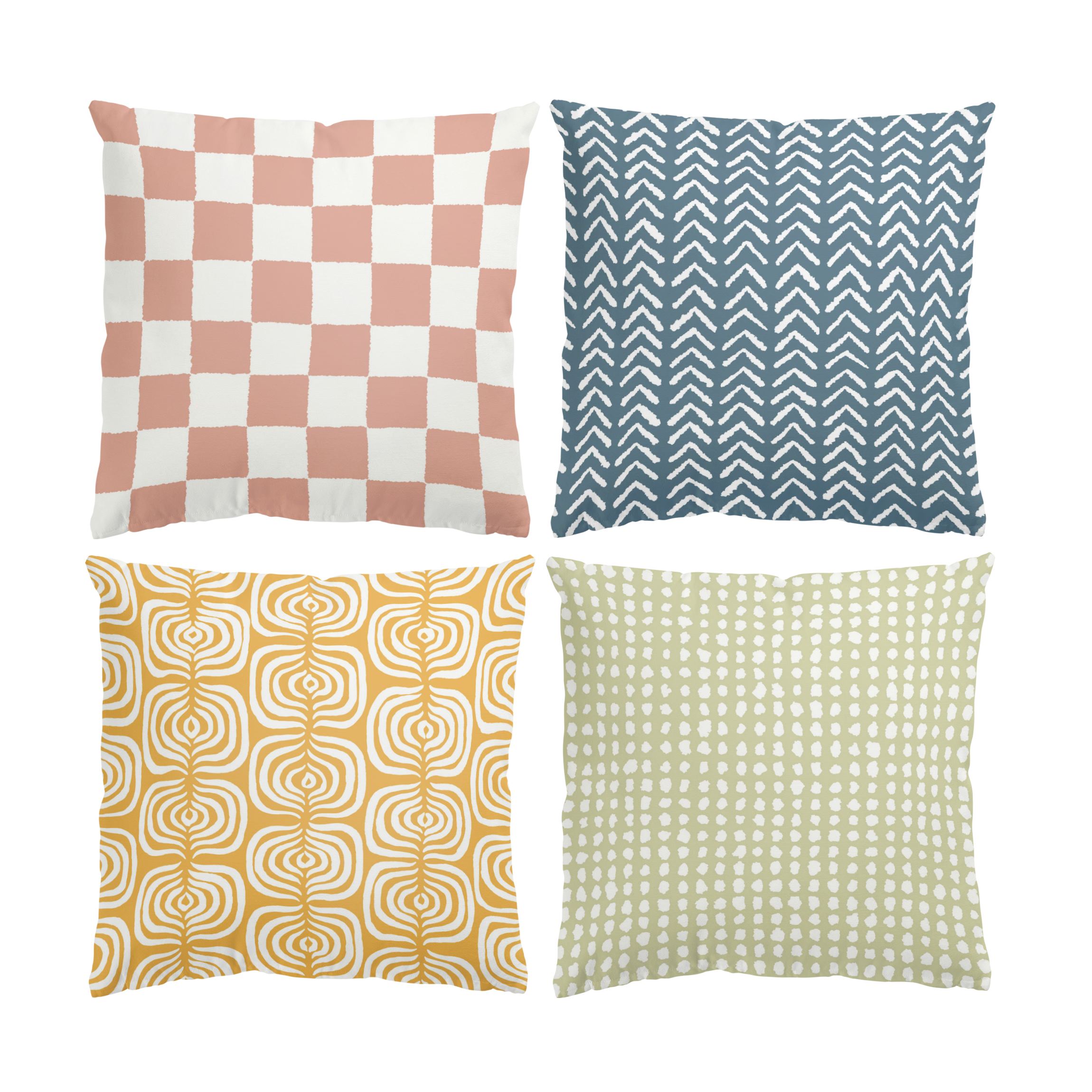 Dekokissen 4er Set Ethnomuster Set I