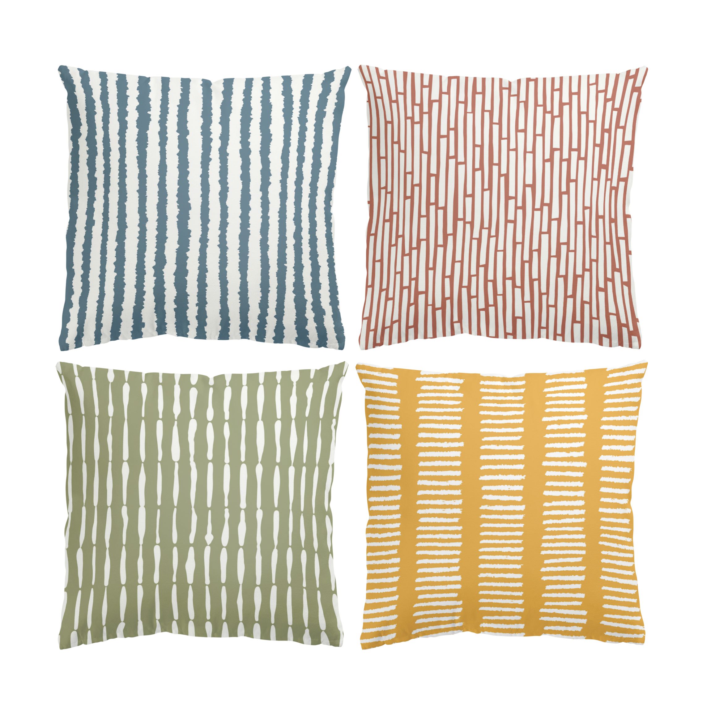 Dekokissen 4er Set Ethnomuster Set II