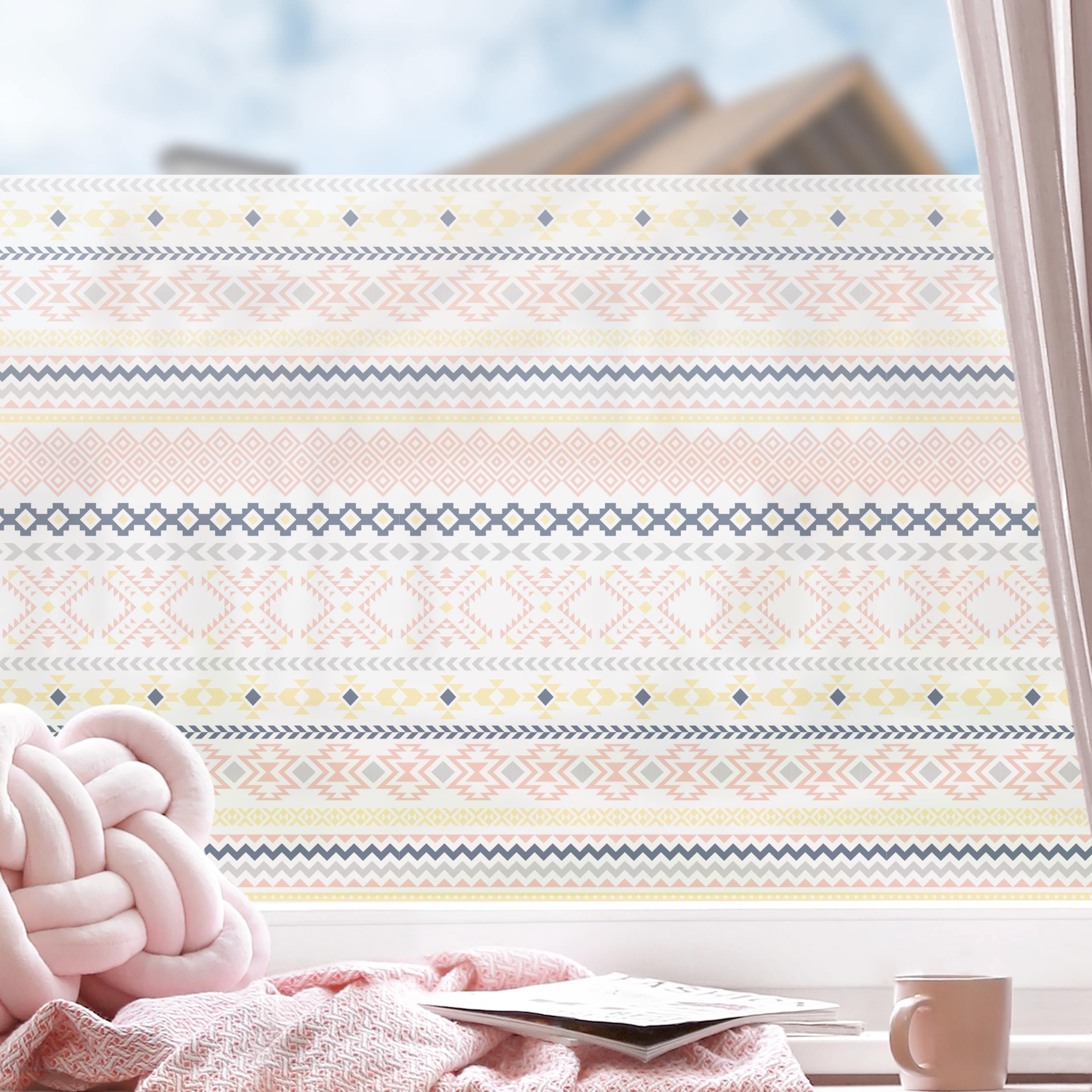 Fensterfolie Ethnomuster Volk der Inka