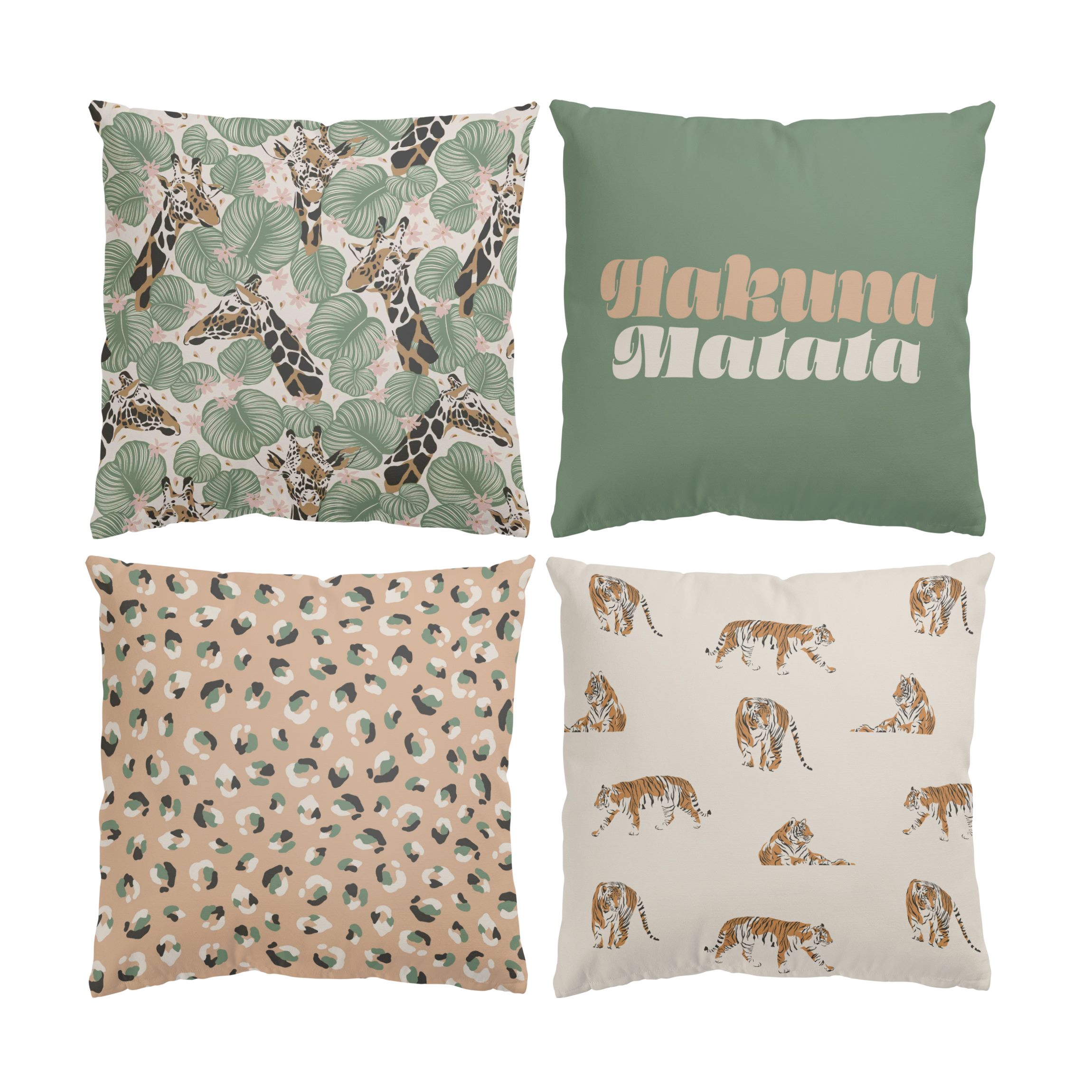 Dekokissen 4er Set Ethnosafari Set I