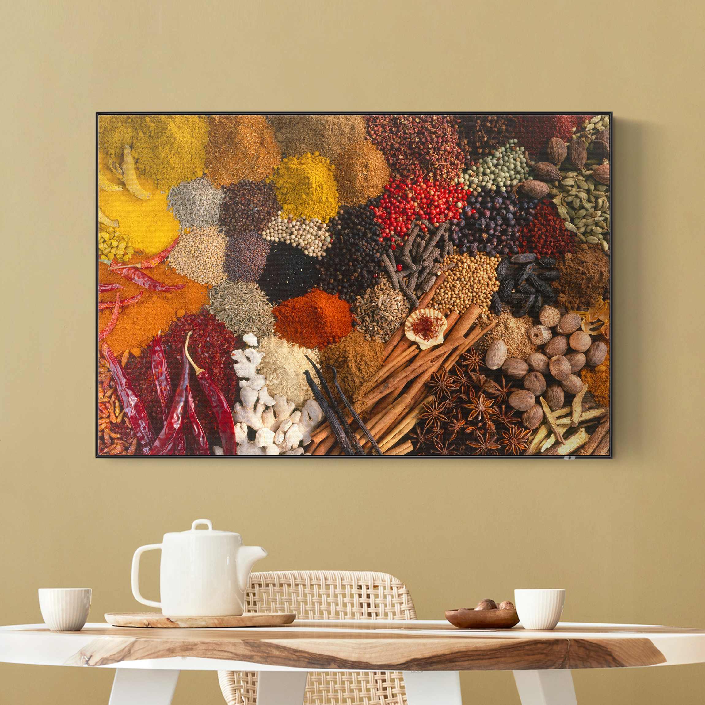 Akustik-Wechselbild Exotische Gewürze