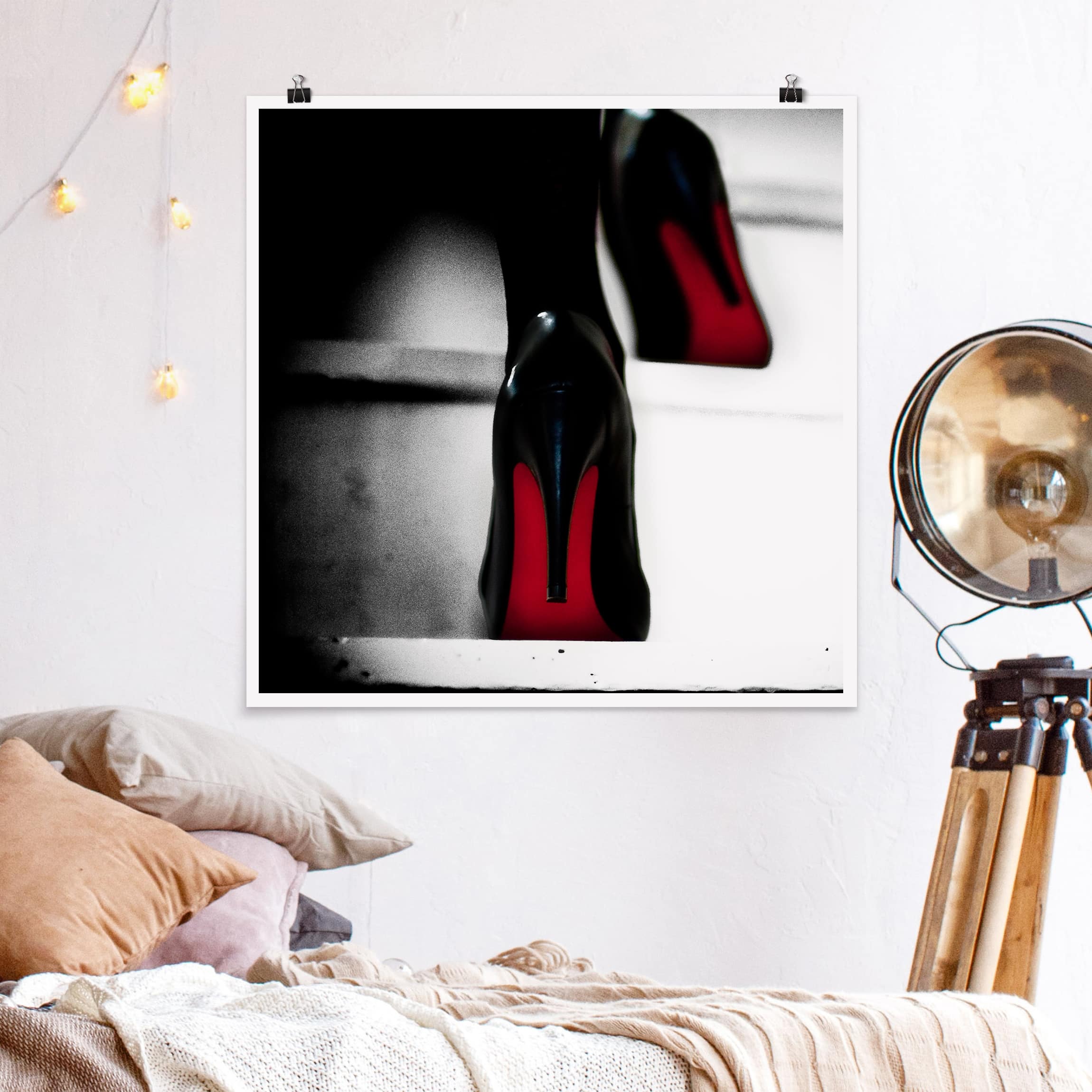 Poster High Heels in Rot