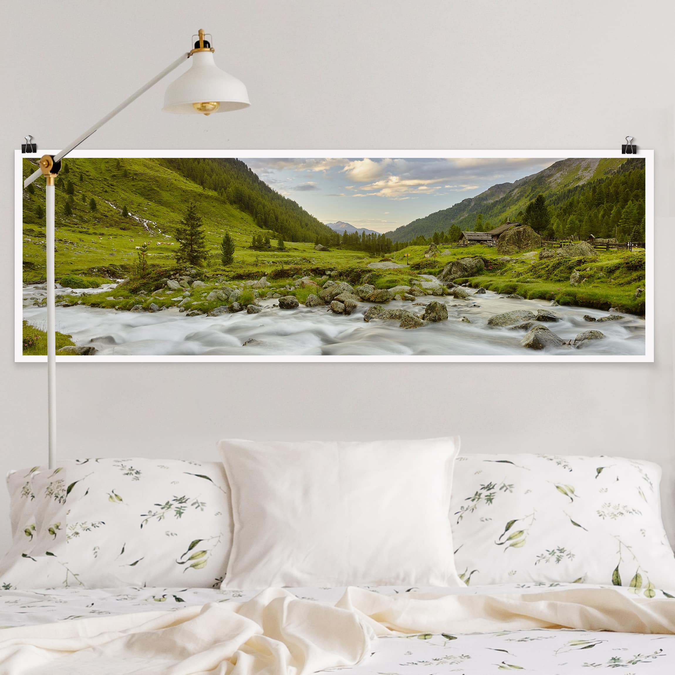 Panorama Poster Alpenwiese Tirol
