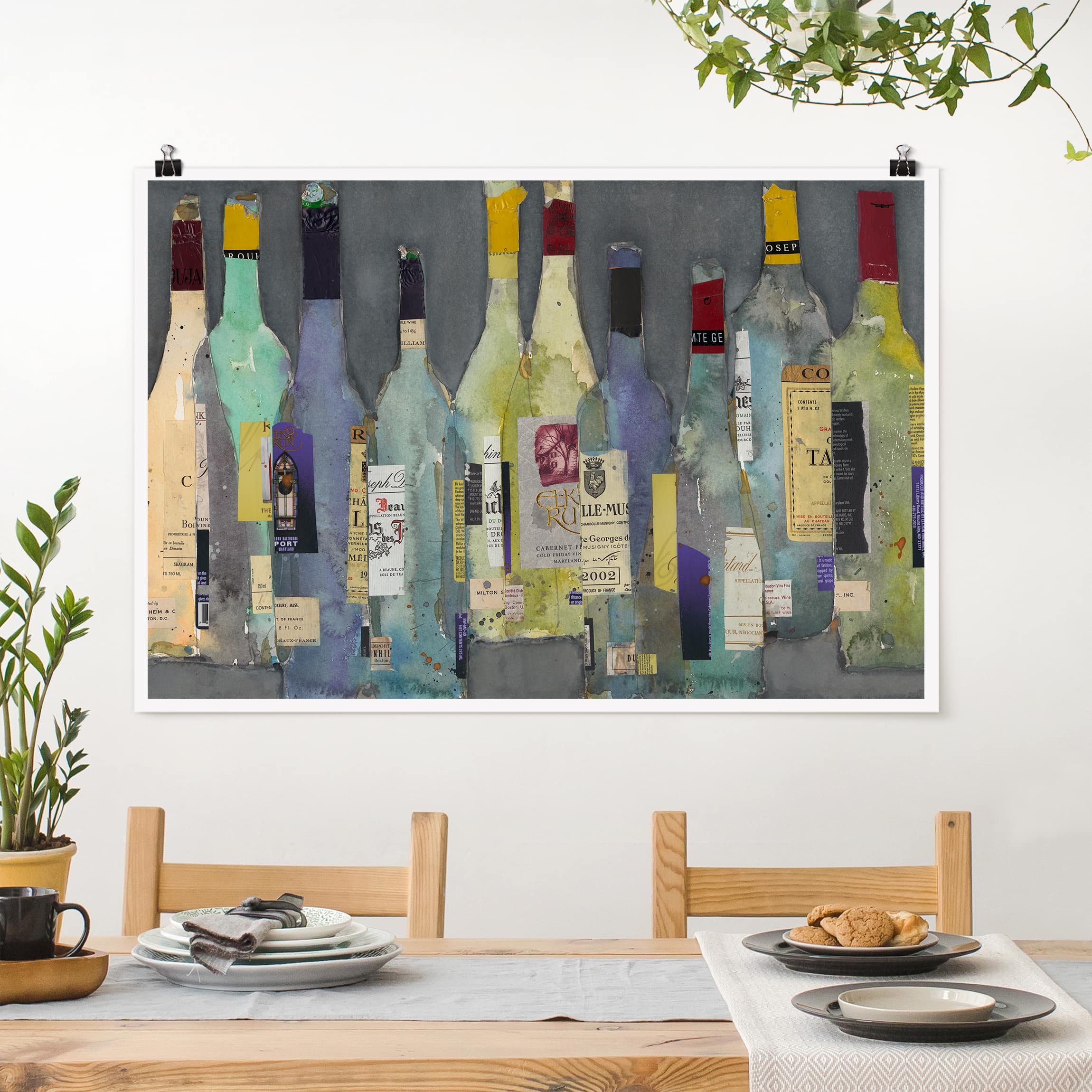 Poster - Querformat Entkorkt - Spirituosen