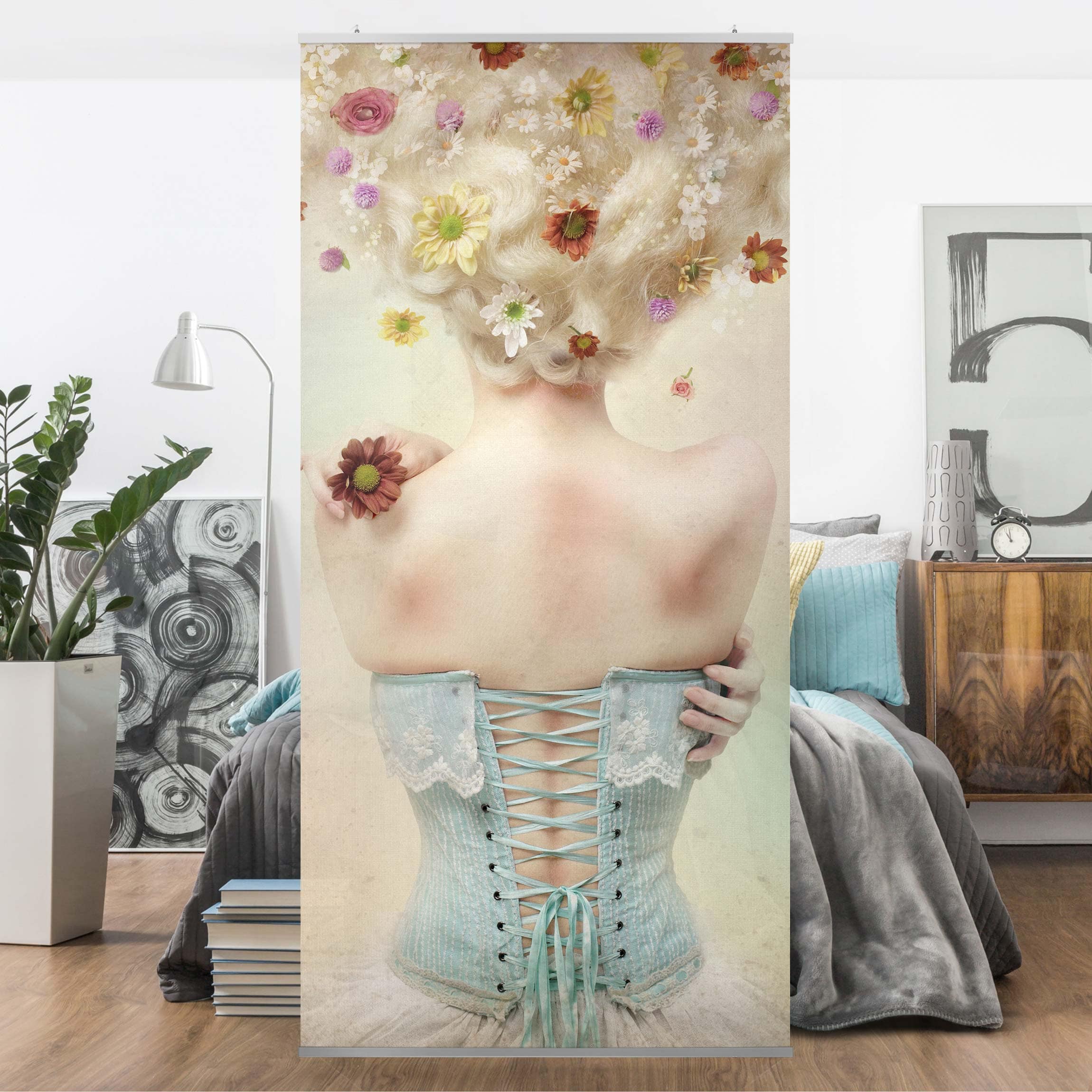 Raumteiler Mädchen Aus Dem Blumengarten