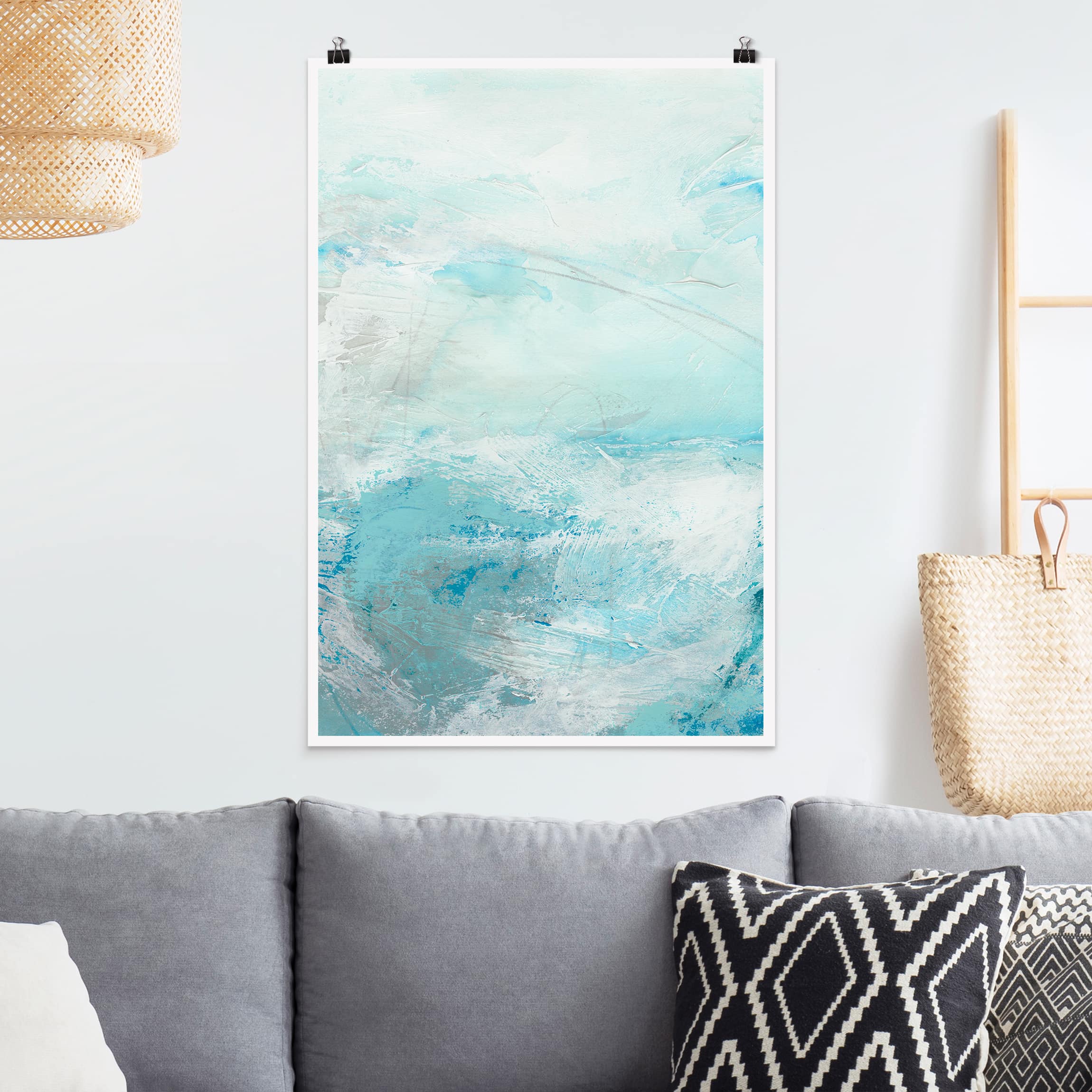 Poster - Hochformat Eismeer II