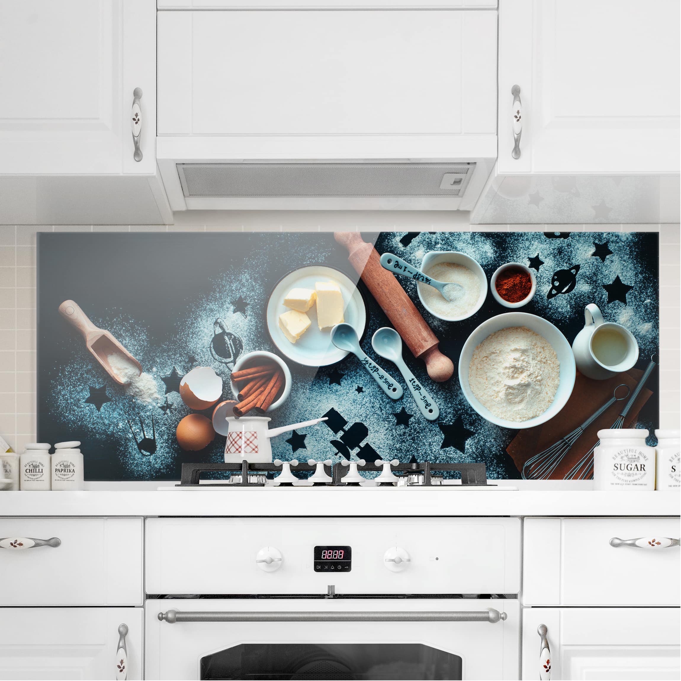 Glas Spritzschutz Backen für Sterngucker