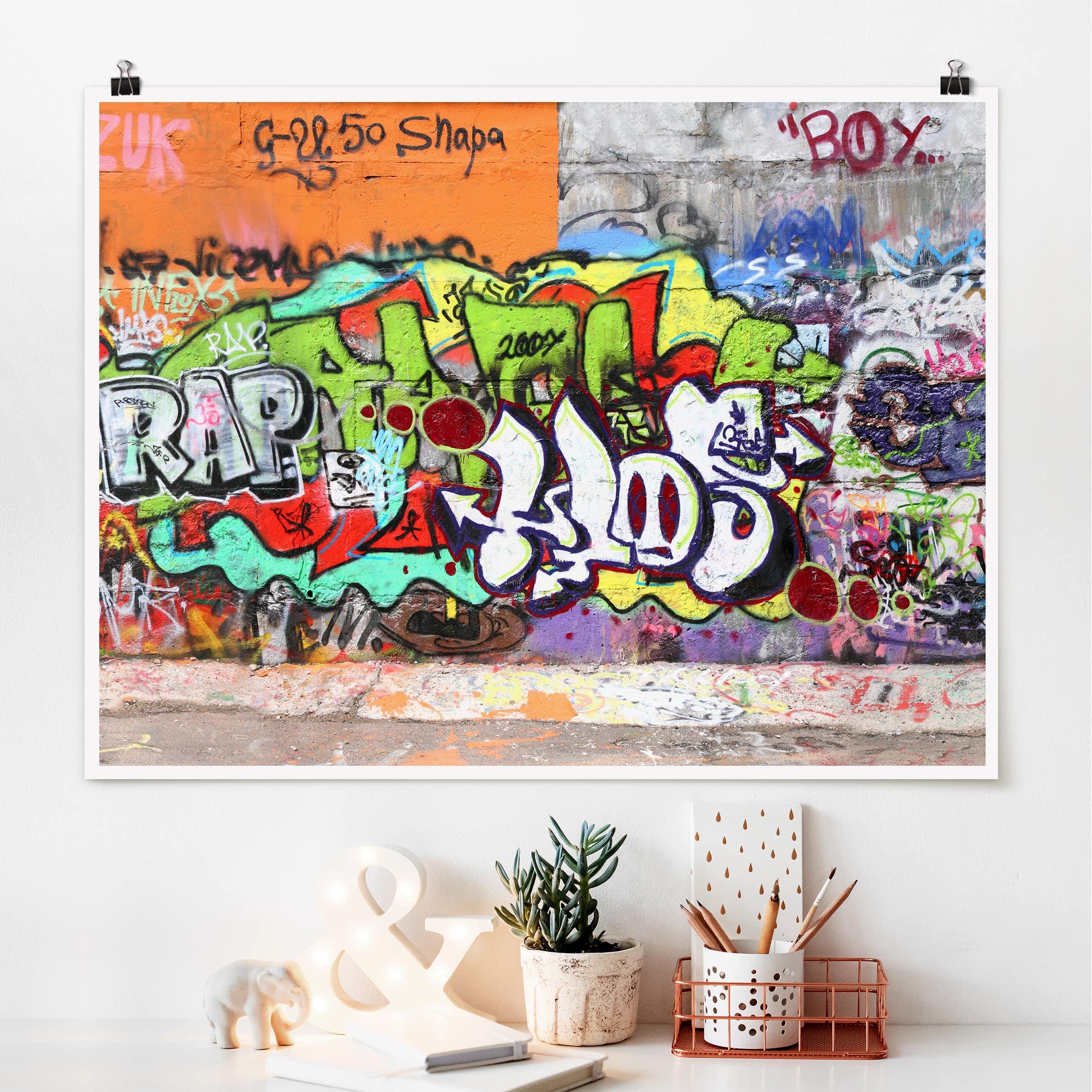 Poster Graffiti Wall