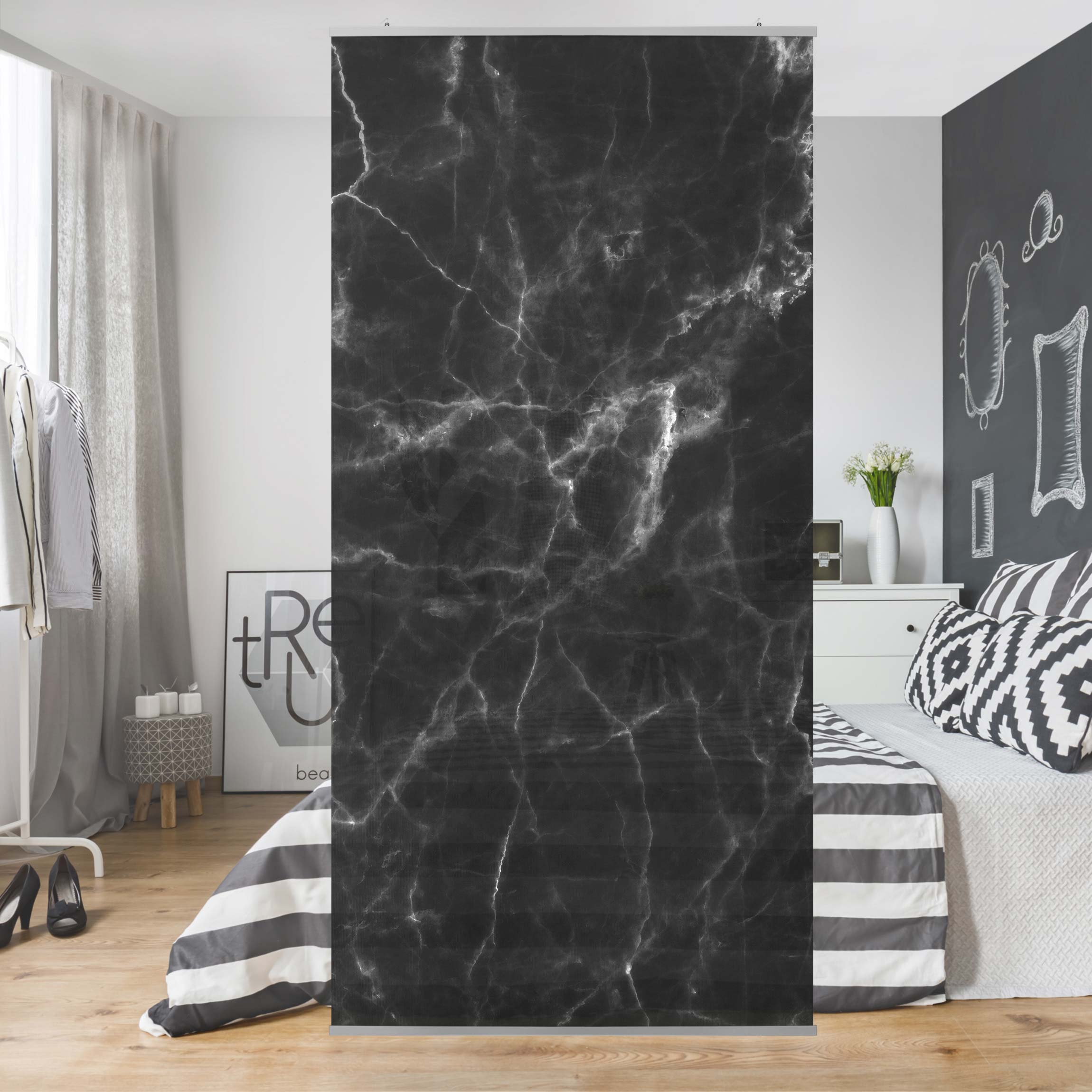 Raumteiler Nero Carrara