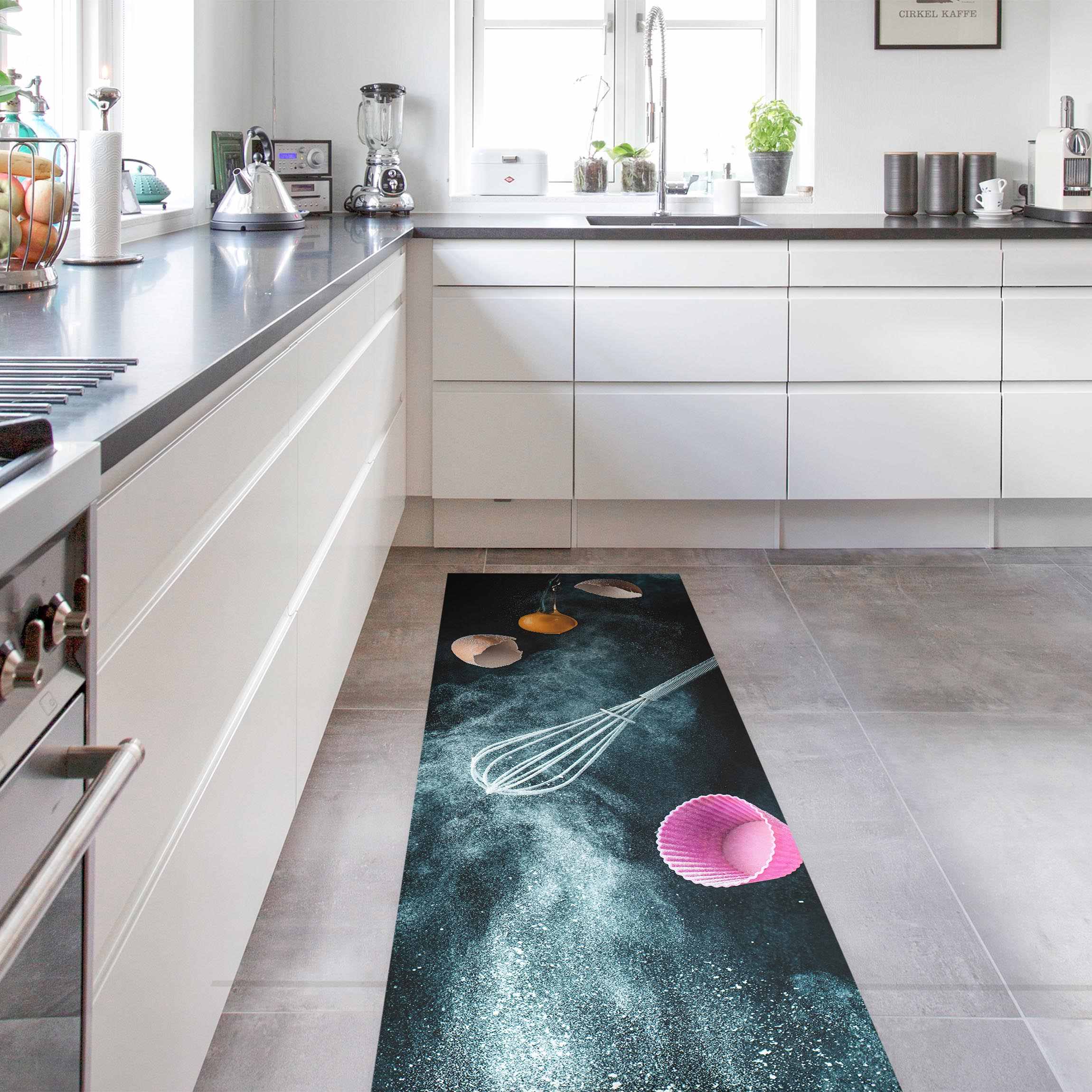 Vinylteppich Chaos in der Küche