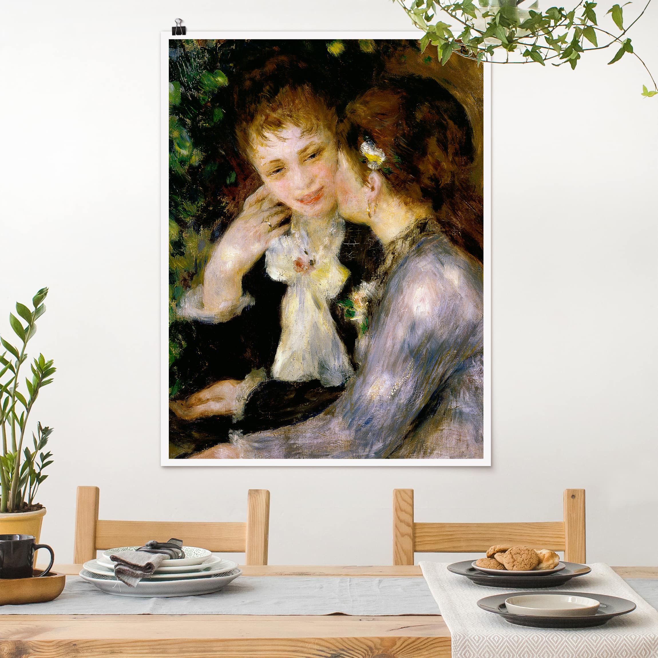 Poster - Hochformat Auguste Renoir - Bekenntnisse