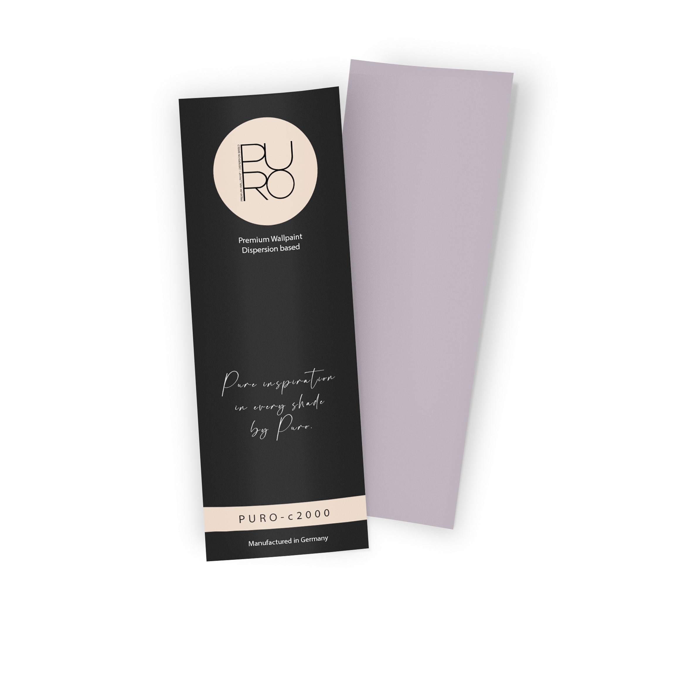 Premium Wandfarbe Echtanstrichmuster - PURO simple mauve c2000