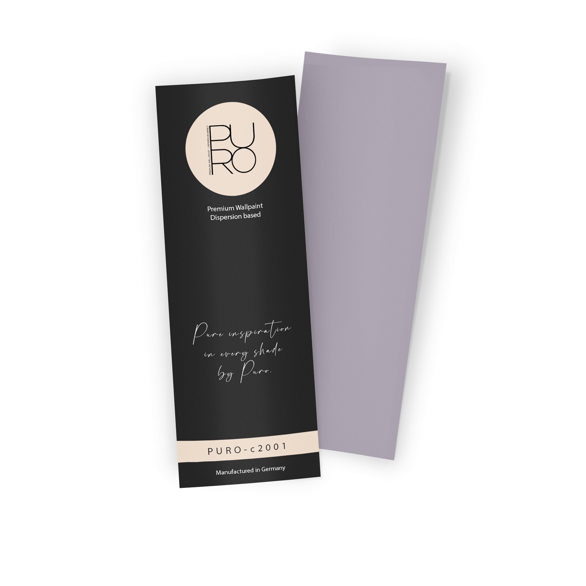 Premium Wandfarbe Echtanstrichmuster - PURO simple mauve c2001