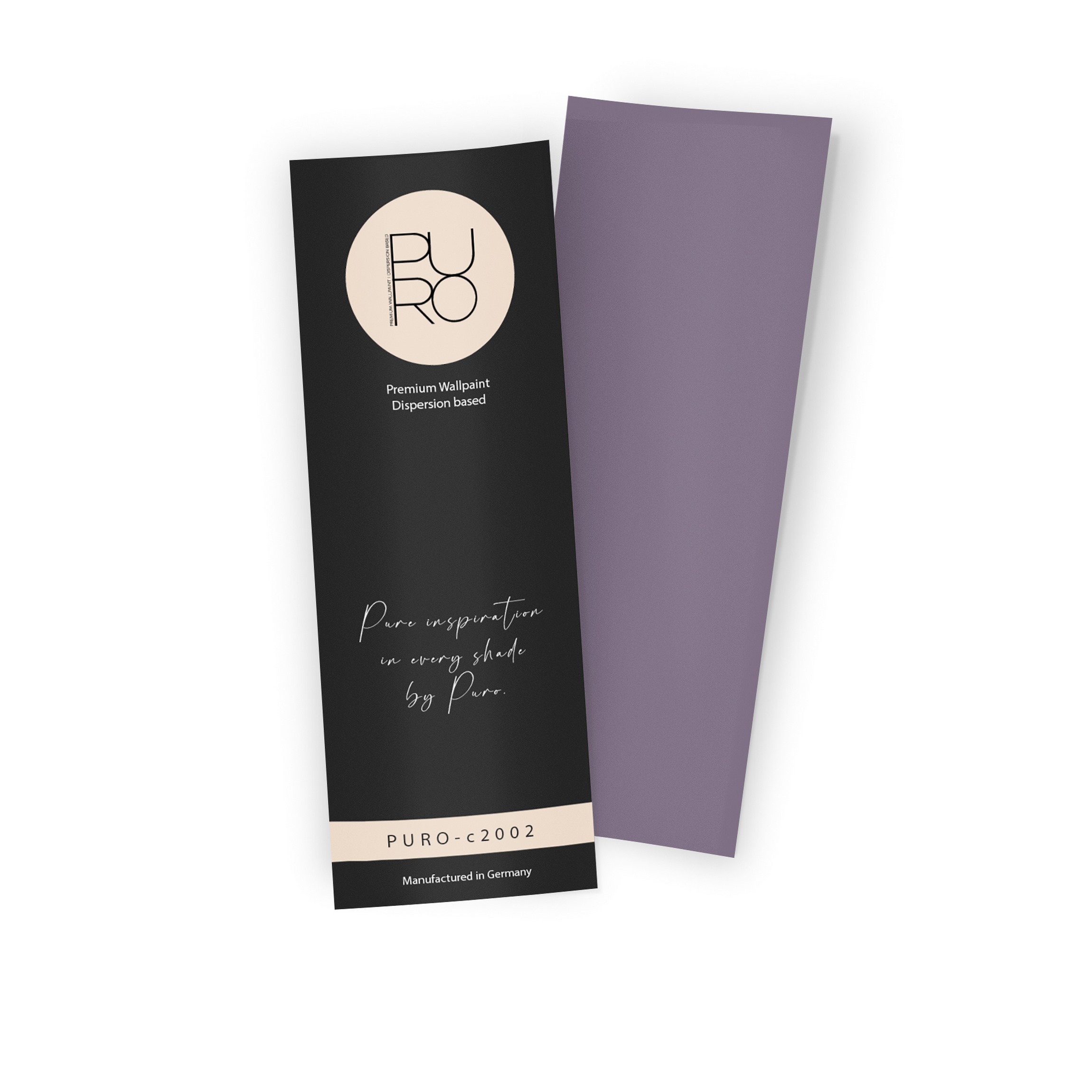 Premium Wandfarbe Echtanstrichmuster - PURO simple mauve c2002