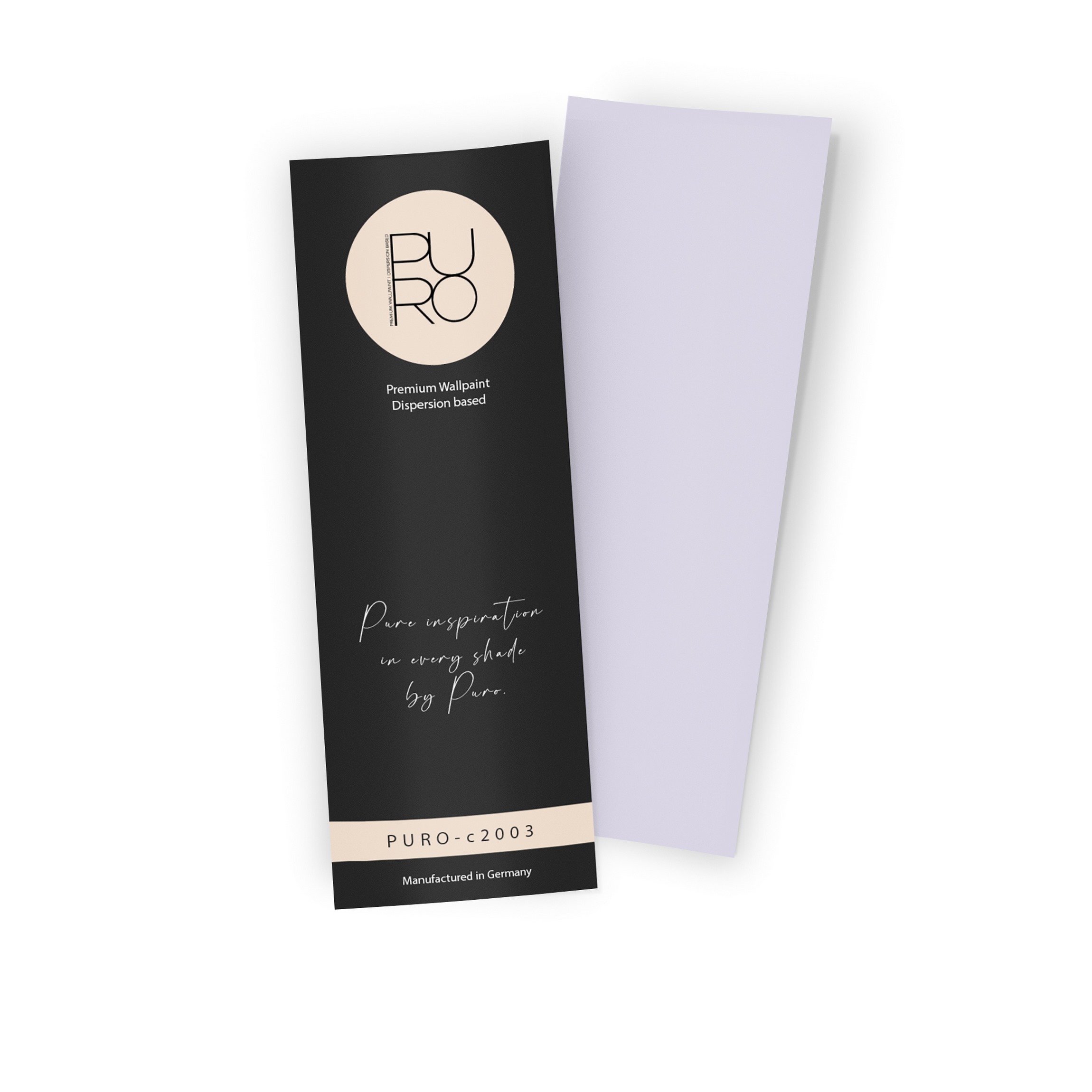 Premium Wandfarbe Echtanstrichmuster - PURO simple mauve c2003