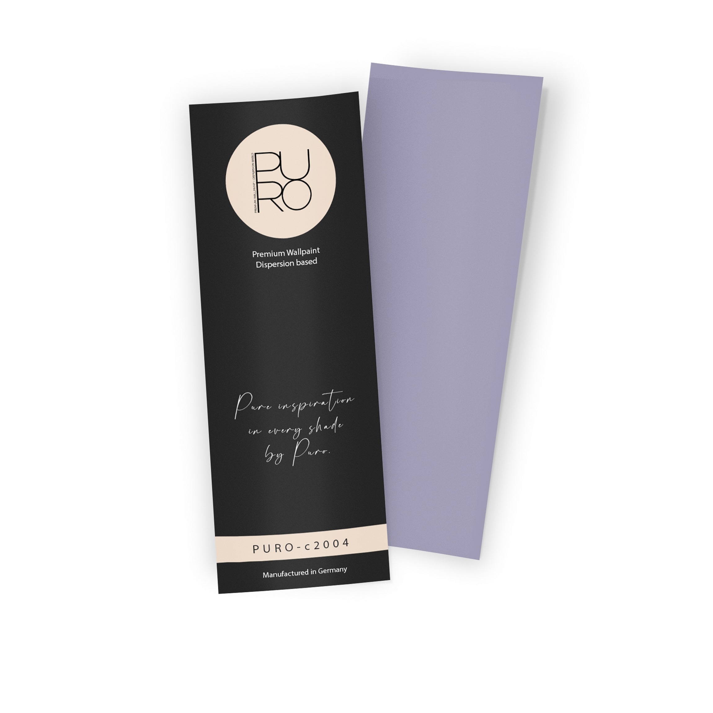 Premium Wandfarbe Echtanstrichmuster - PURO simple mauve c2004