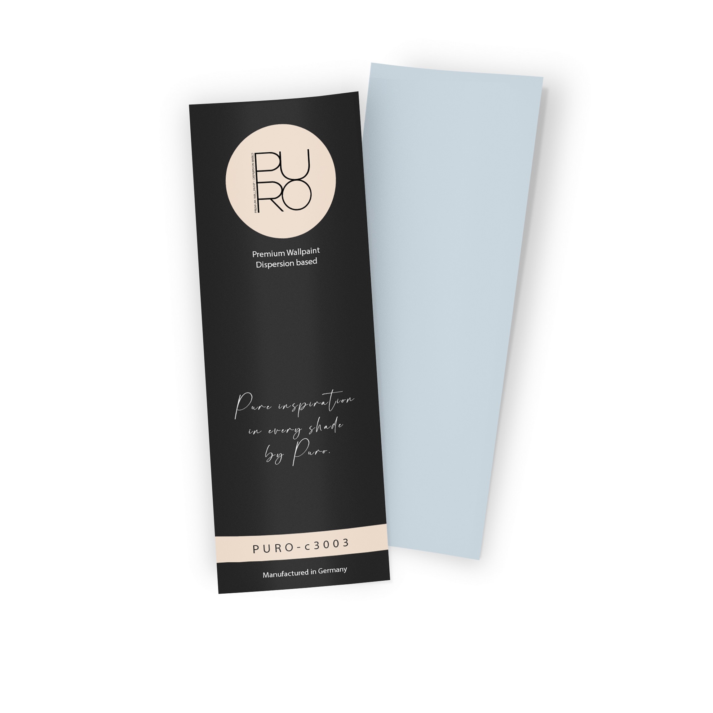 Premium Wandfarbe Echtanstrichmuster - PURO ocean blue c3003