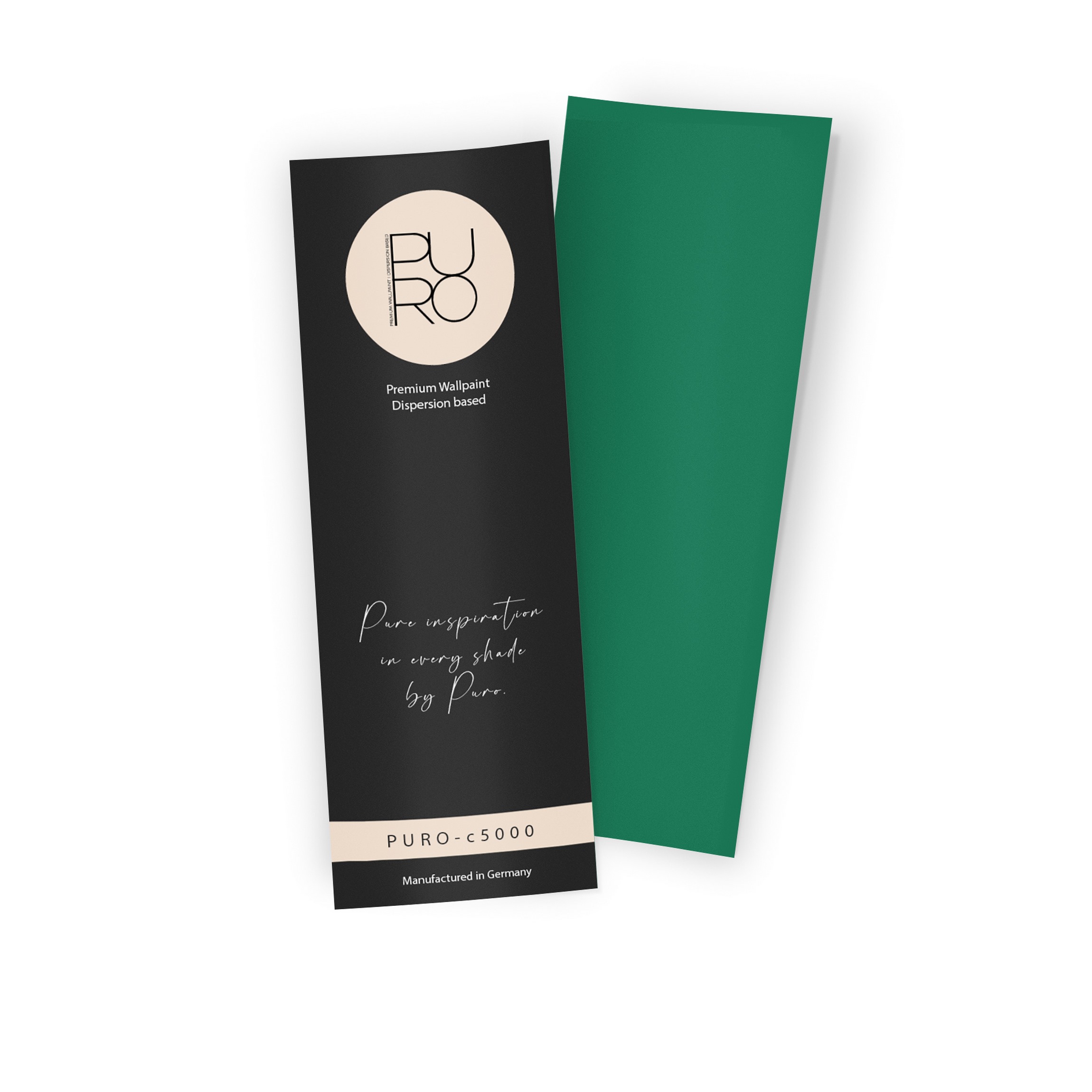 Premium Wandfarbe Echtanstrichmuster - PURO sage green c5000
