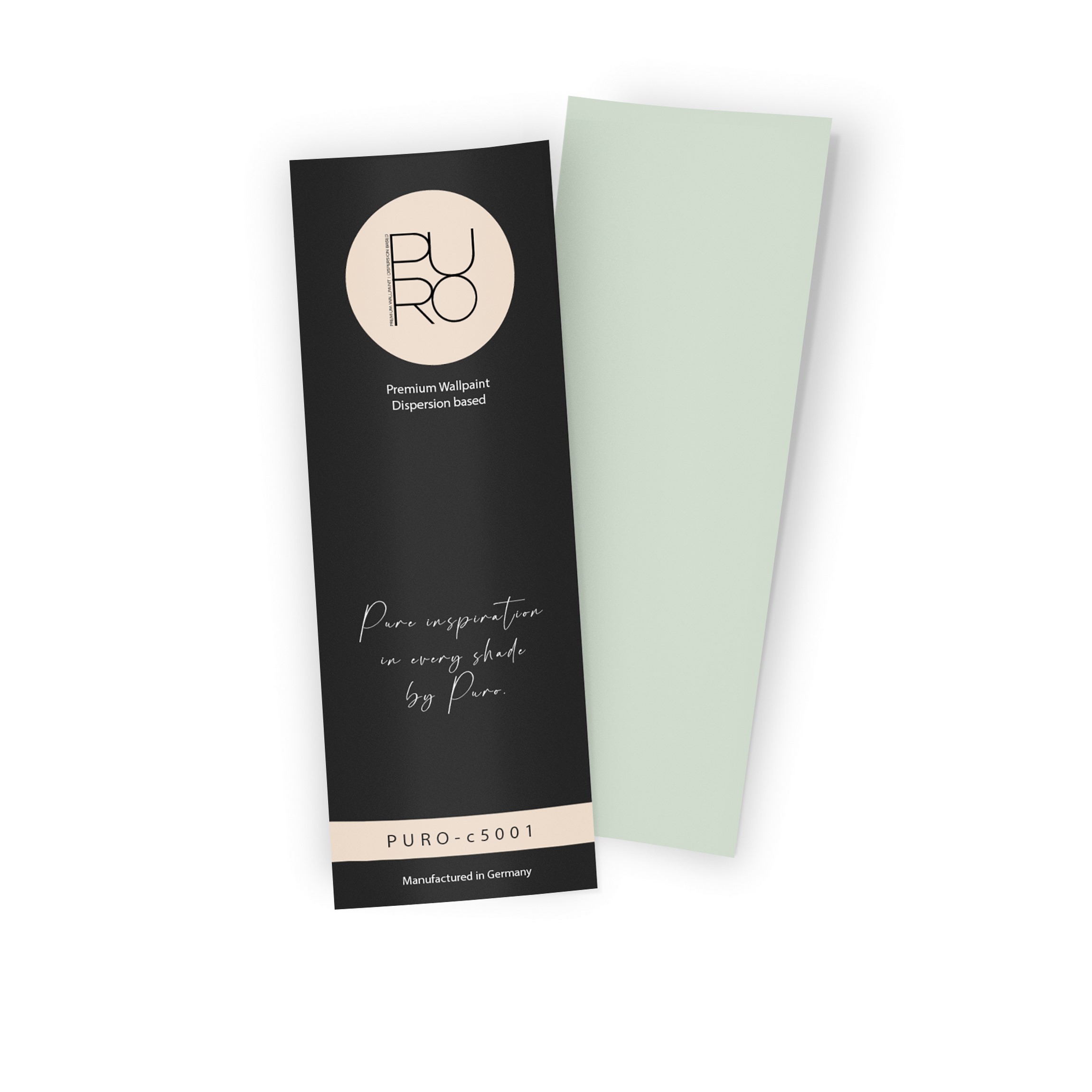 Premium Wandfarbe Echtanstrichmuster - PURO sage green c5001