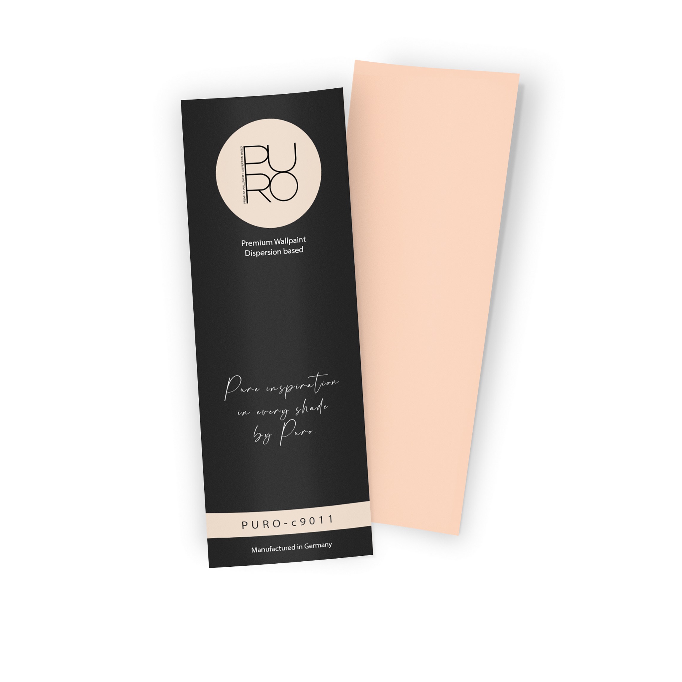 Premium Wandfarbe Echtanstrichmuster - PURO diverse apricot c9011