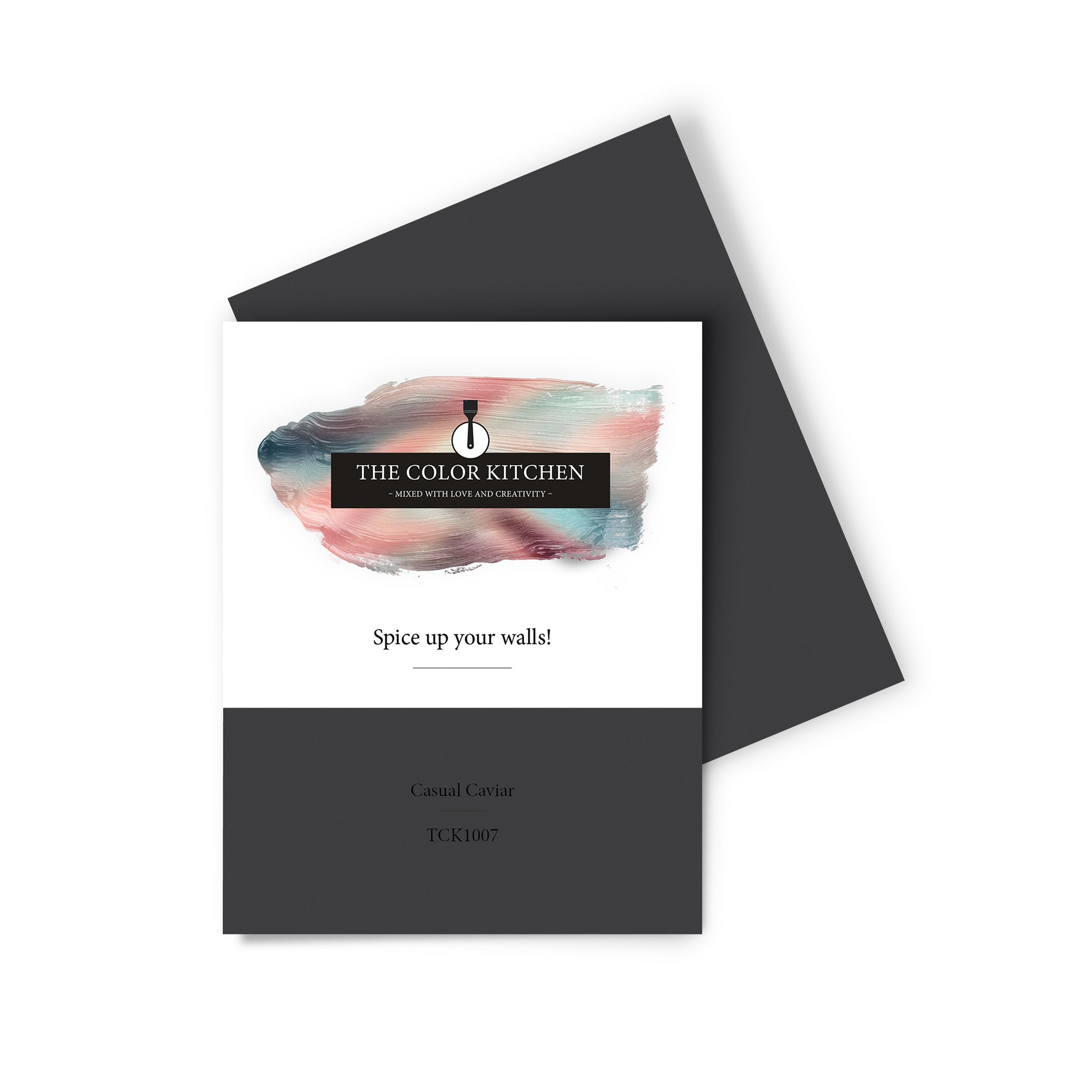 Wandfarbe Gedrucktes Farbmuster - The Color Kitchen - Casual Caviar