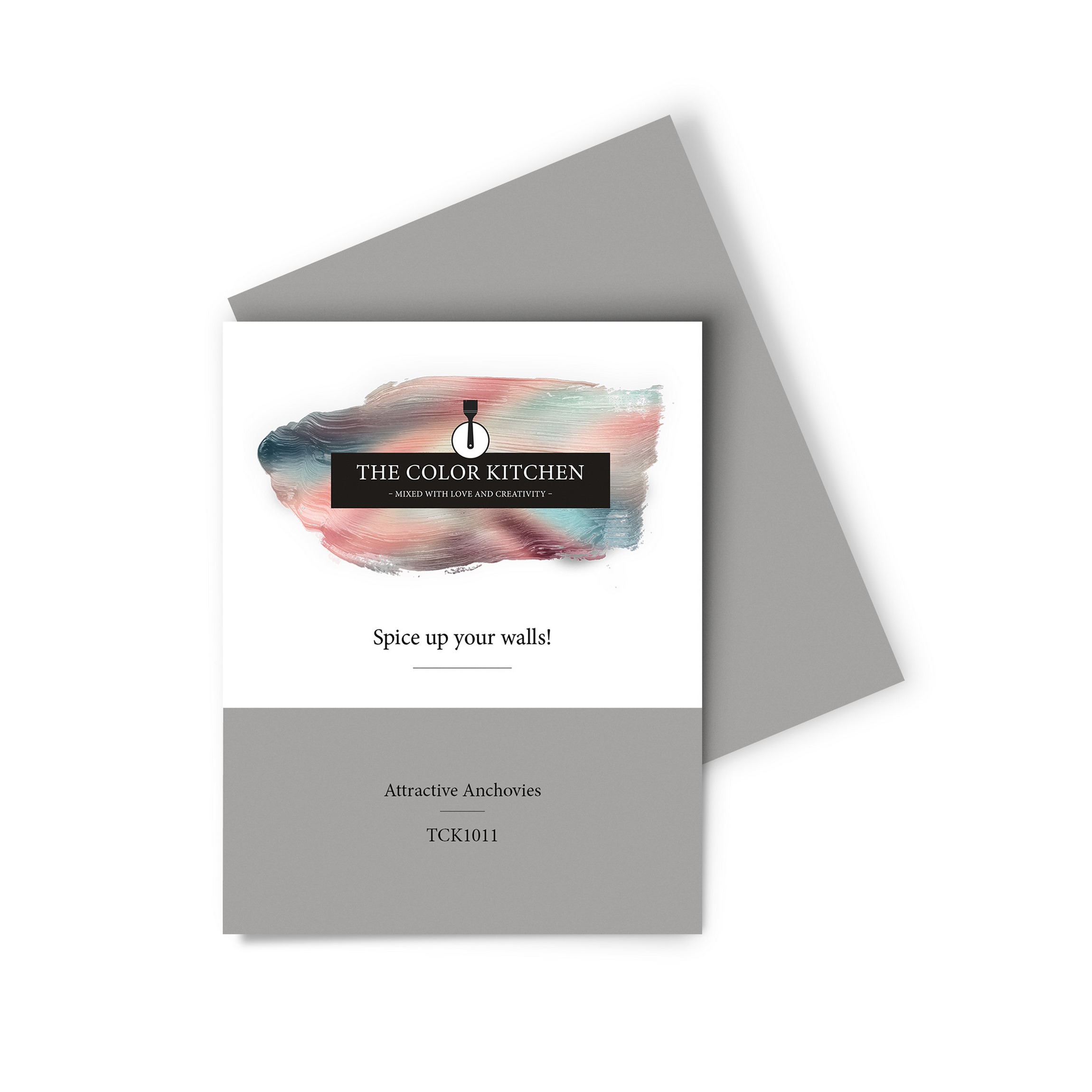 Wandfarbe Gedrucktes Farbmuster - The Color Kitchen - Attractive Anchovies