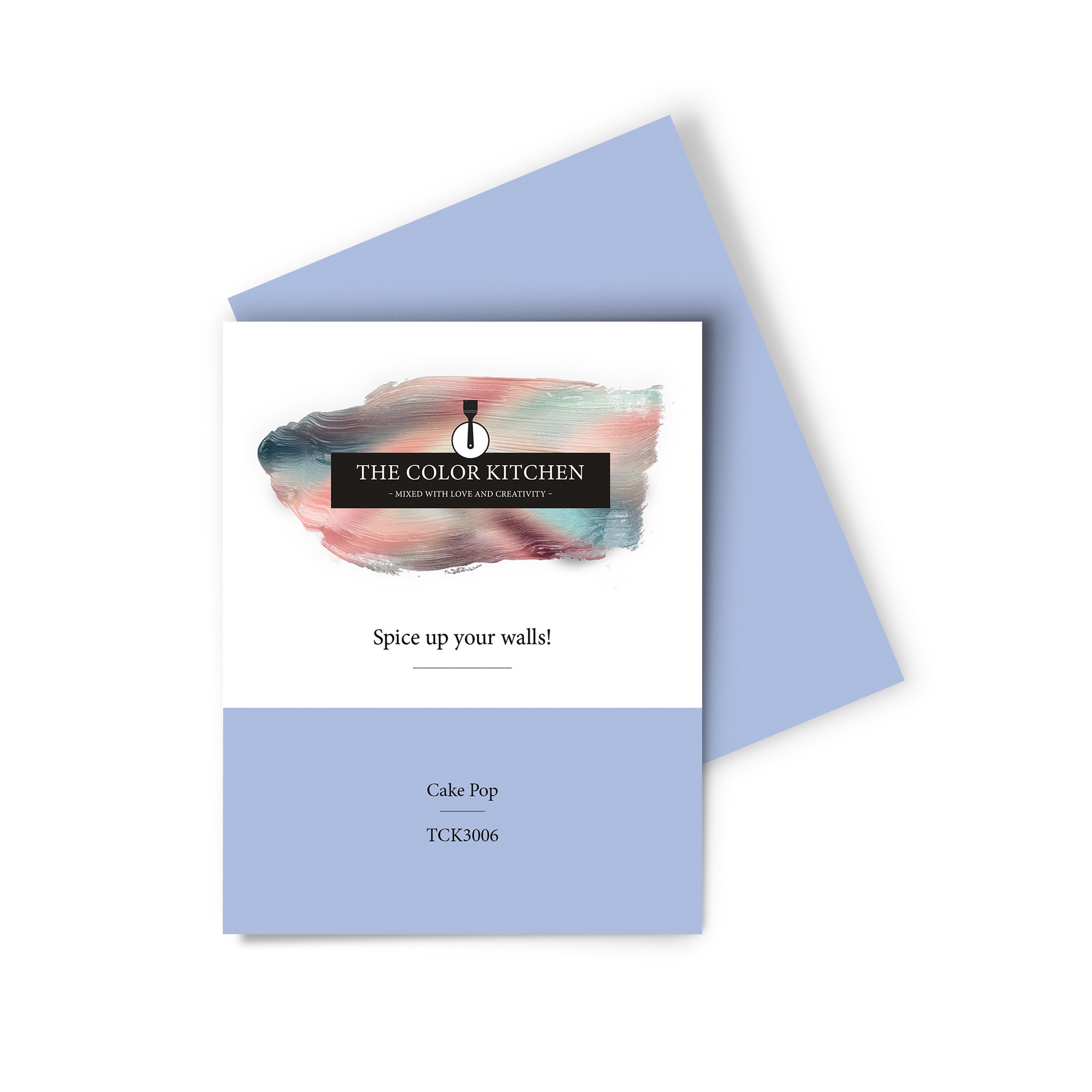 Wandfarbe Gedrucktes Farbmuster - The Color Kitchen - Cake Pop