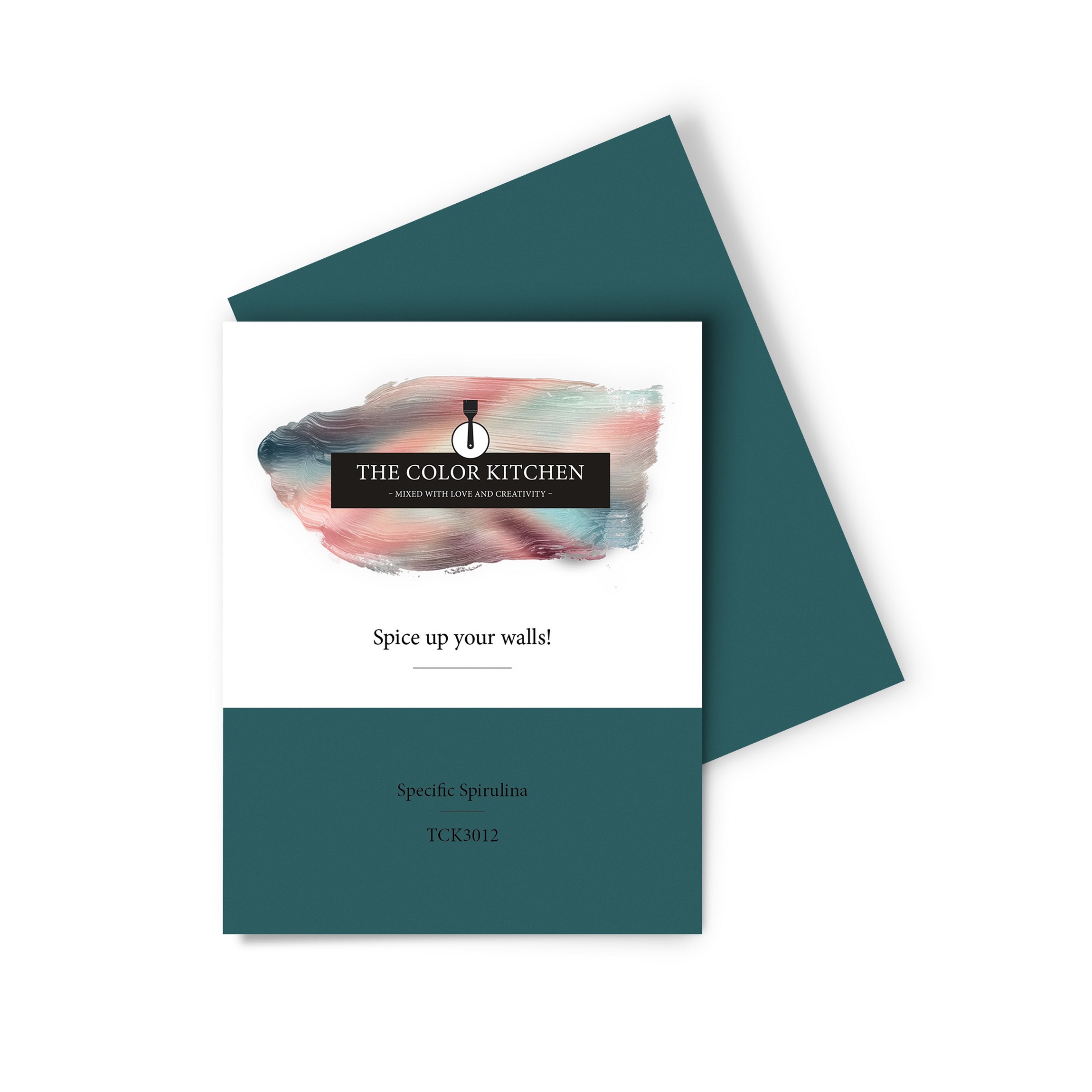 Wandfarbe Gedrucktes Farbmuster - The Color Kitchen - Specific Spirulina