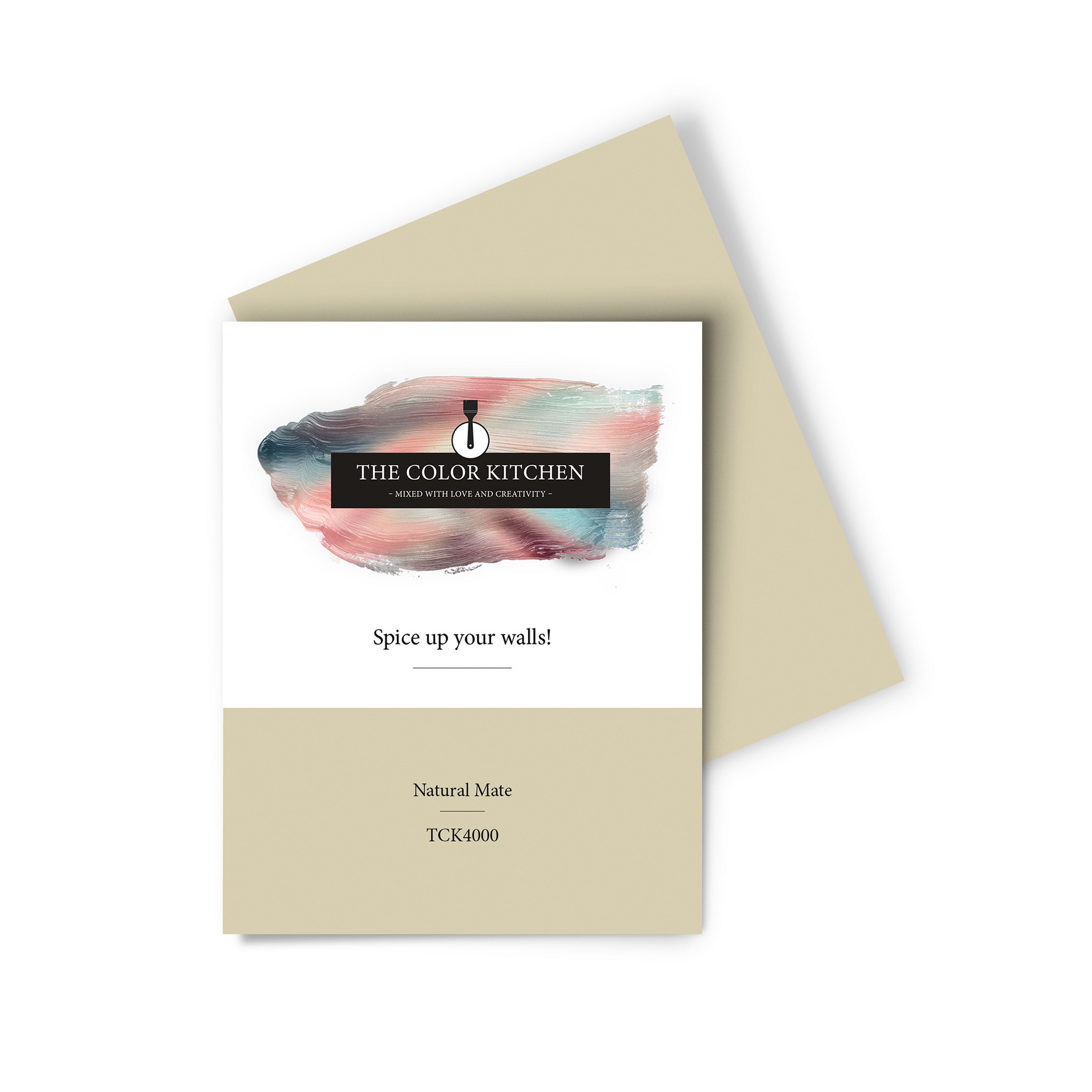 Wandfarbe Gedrucktes Farbmuster - The Color Kitchen - Natural Mate